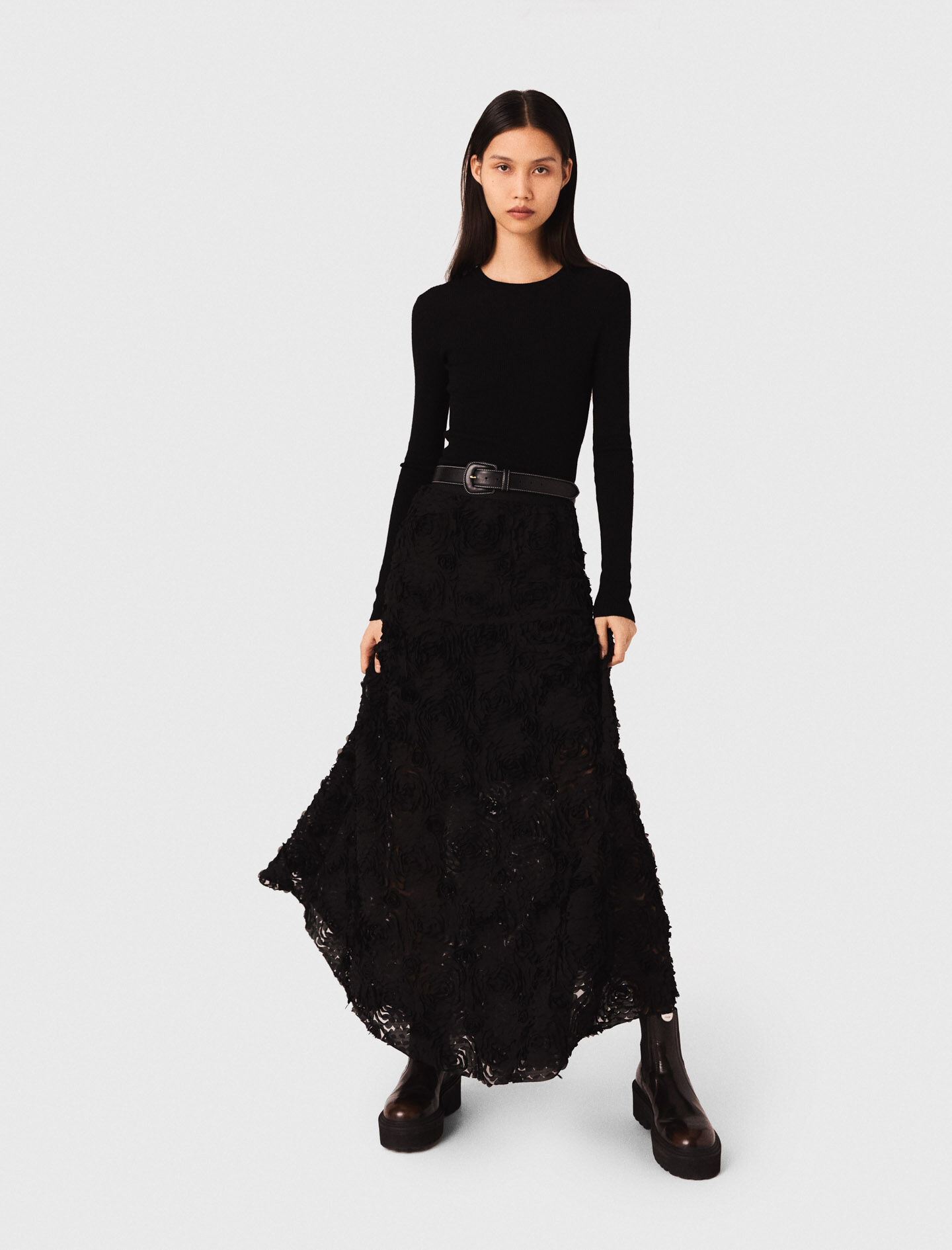 未使新品　今季新製品　ENFÖLD PANEL SKIRT グレー 06201709809-e1.jpg?ts=