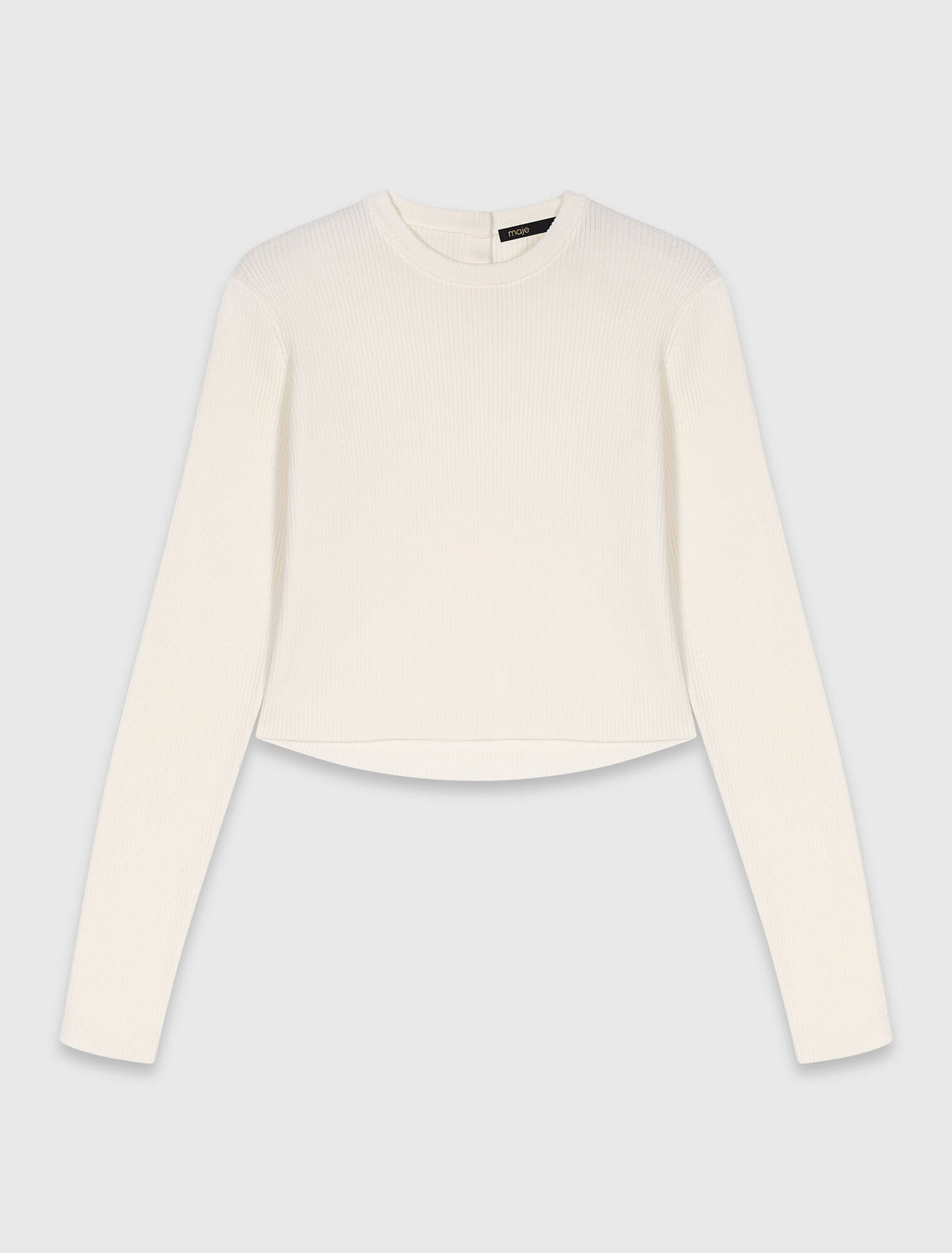 Jumper with jewelled buttons