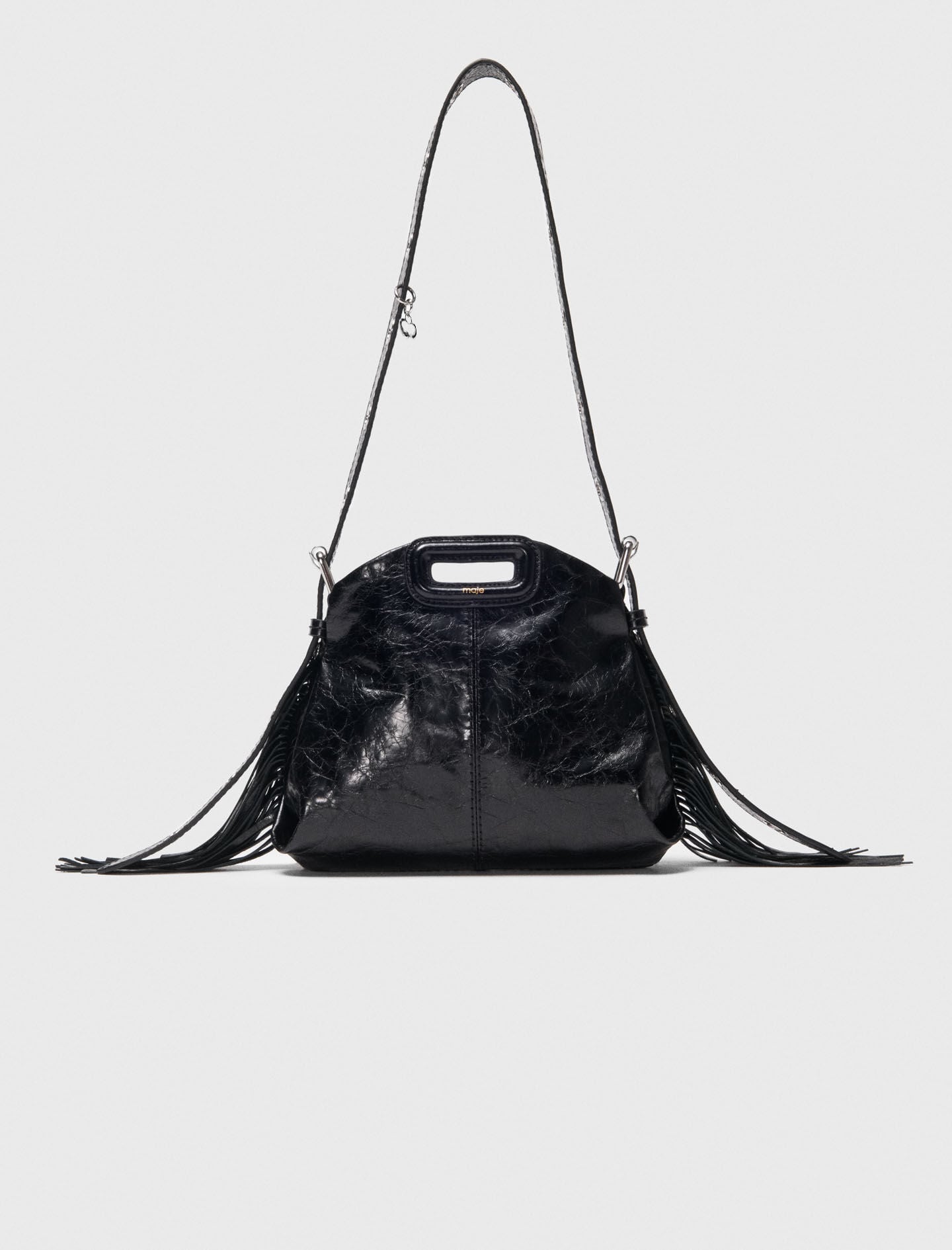 Miss M mini cracked leather bag 8