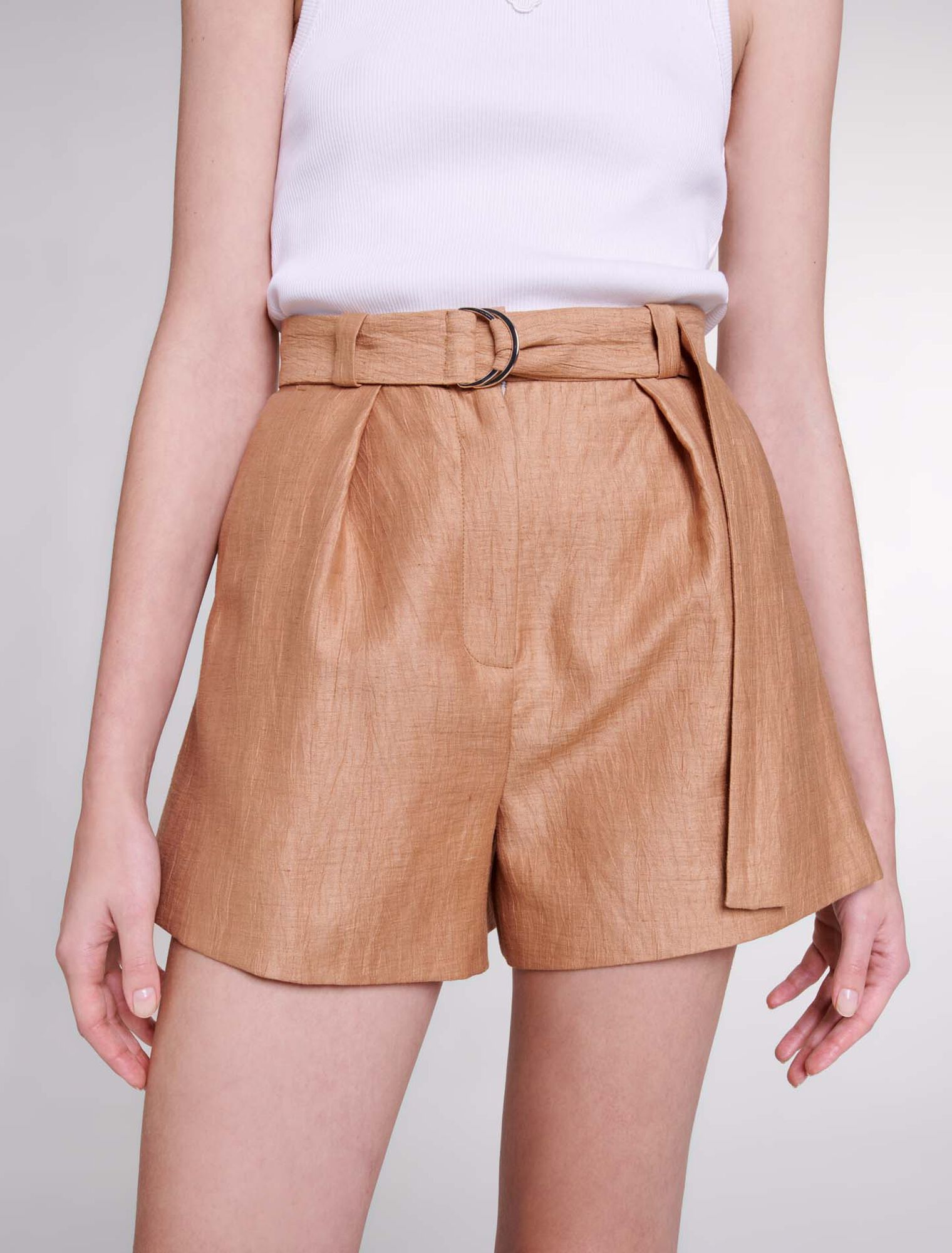 Linen shorts