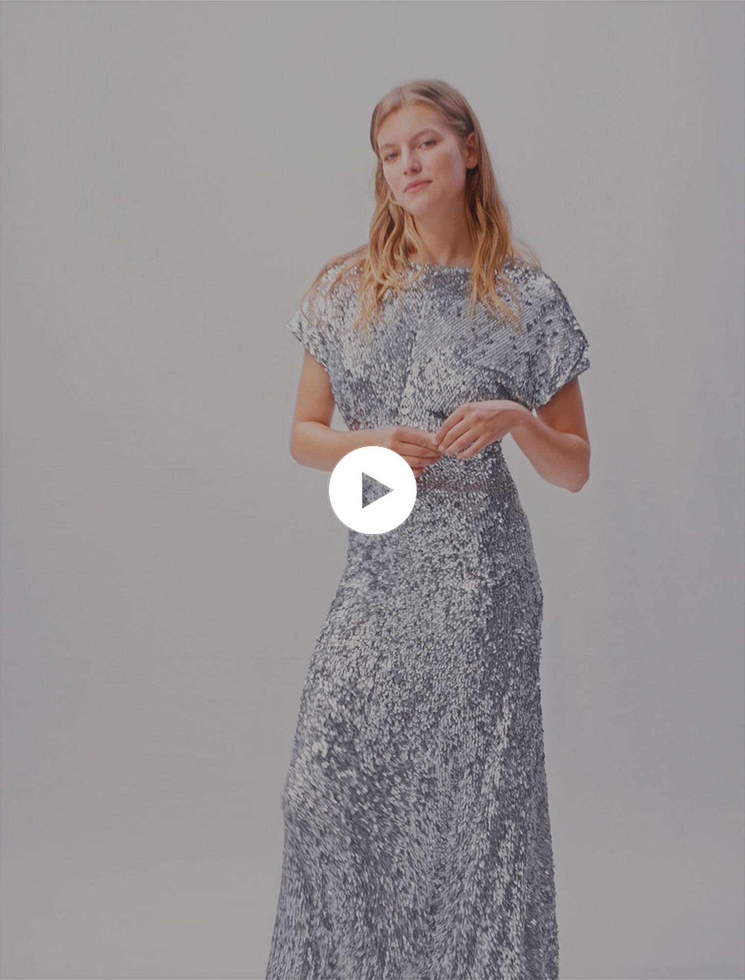 Sequin maxi dress
