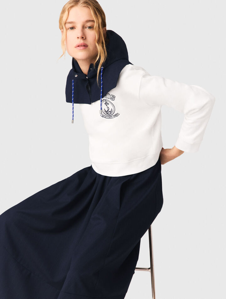Sailor print sweatshirt