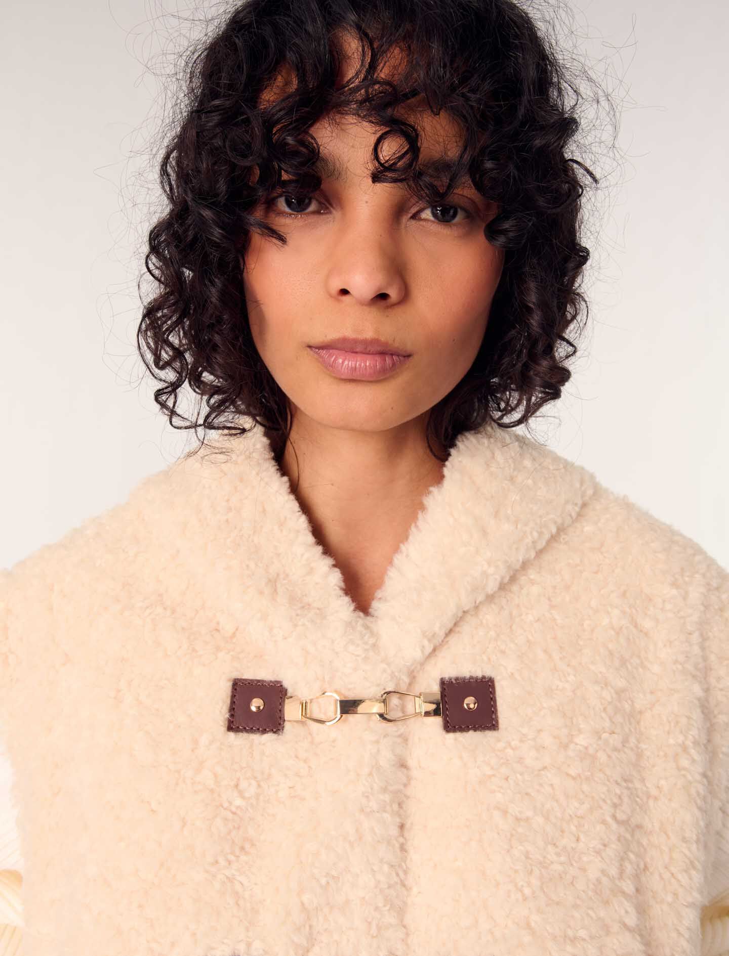 ◇marie claire ◇ Mink eco fur glove set blouson jumper (MAE Sarah Mini Mink Fur Jacket Sabbia – Lilly e Violetta