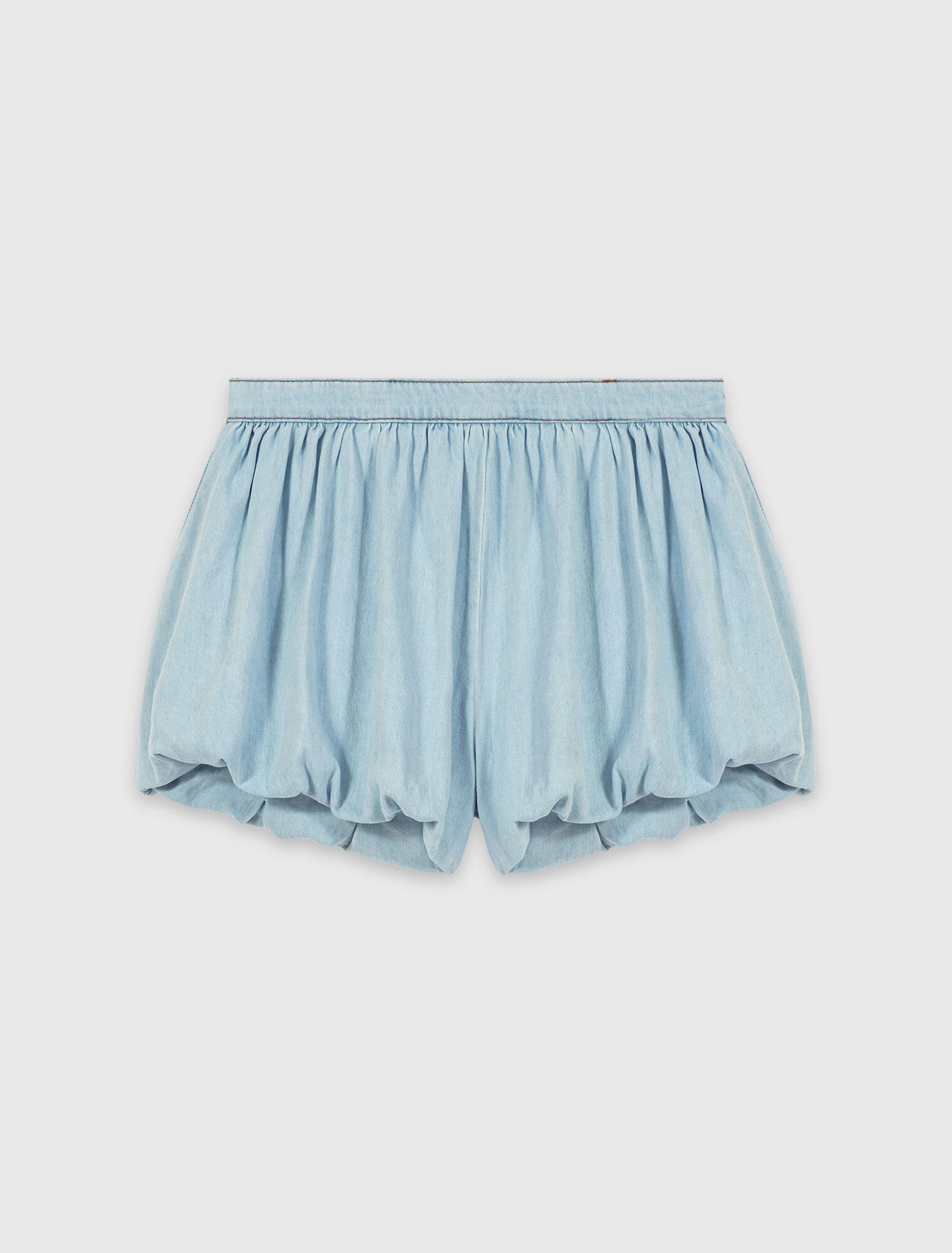 Chambray balloon skort
