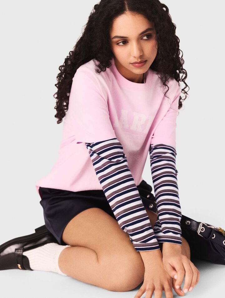 Nautical print T-shirt