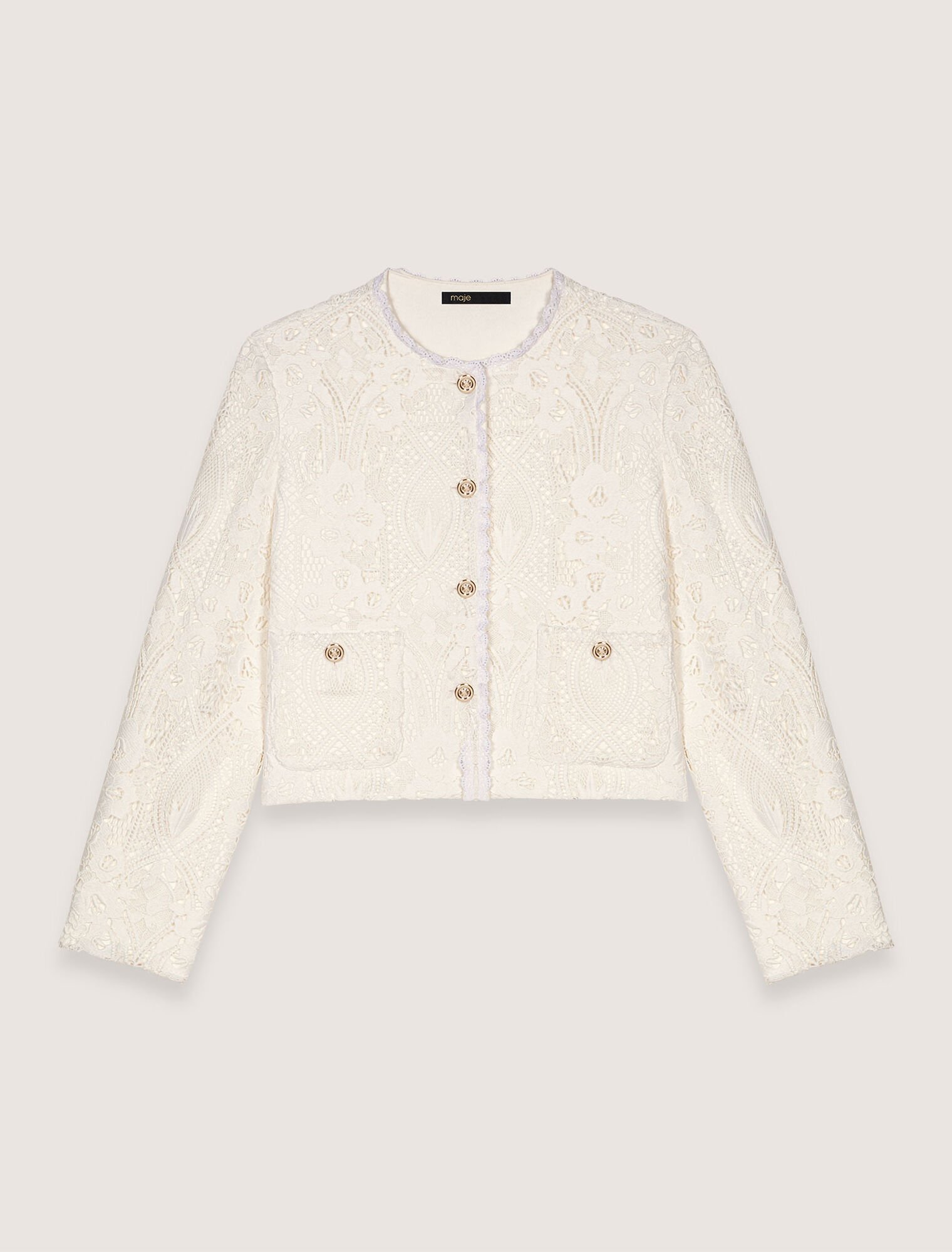 Short guipure jacket