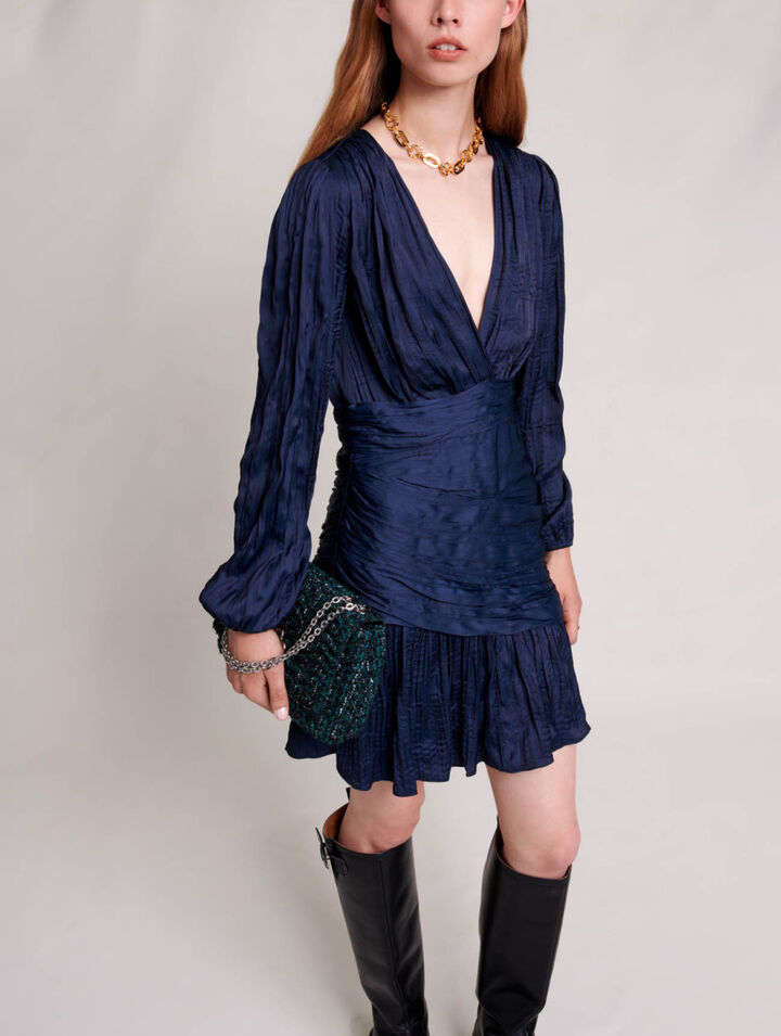 Short draped dress
