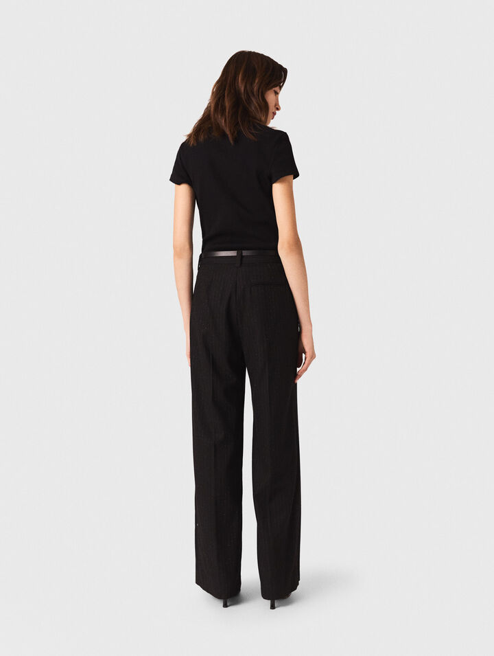Rhinestone suit trousers