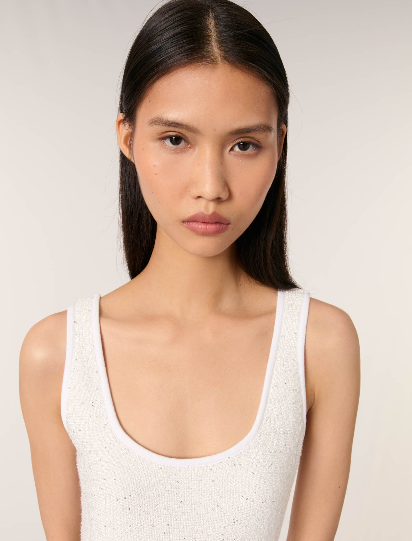 Sequin knit short dress - Short dresses | Maje