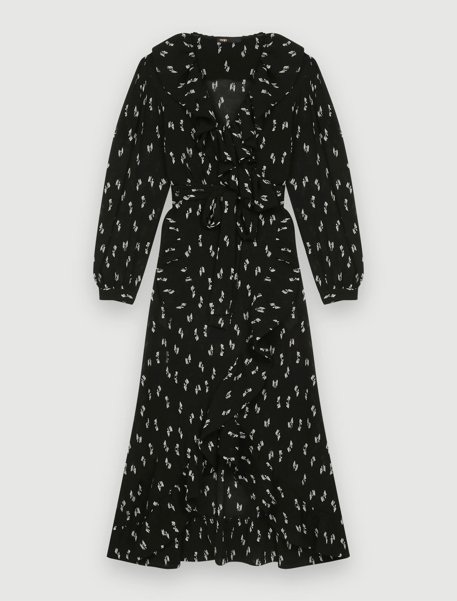 Long ruffled dress