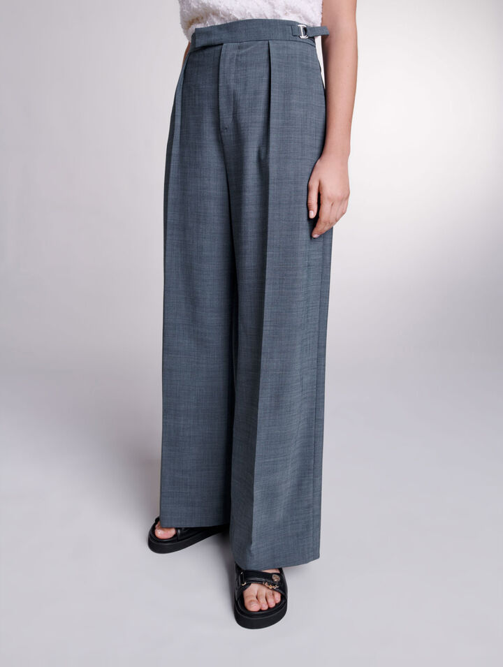 Wide-leg trousers