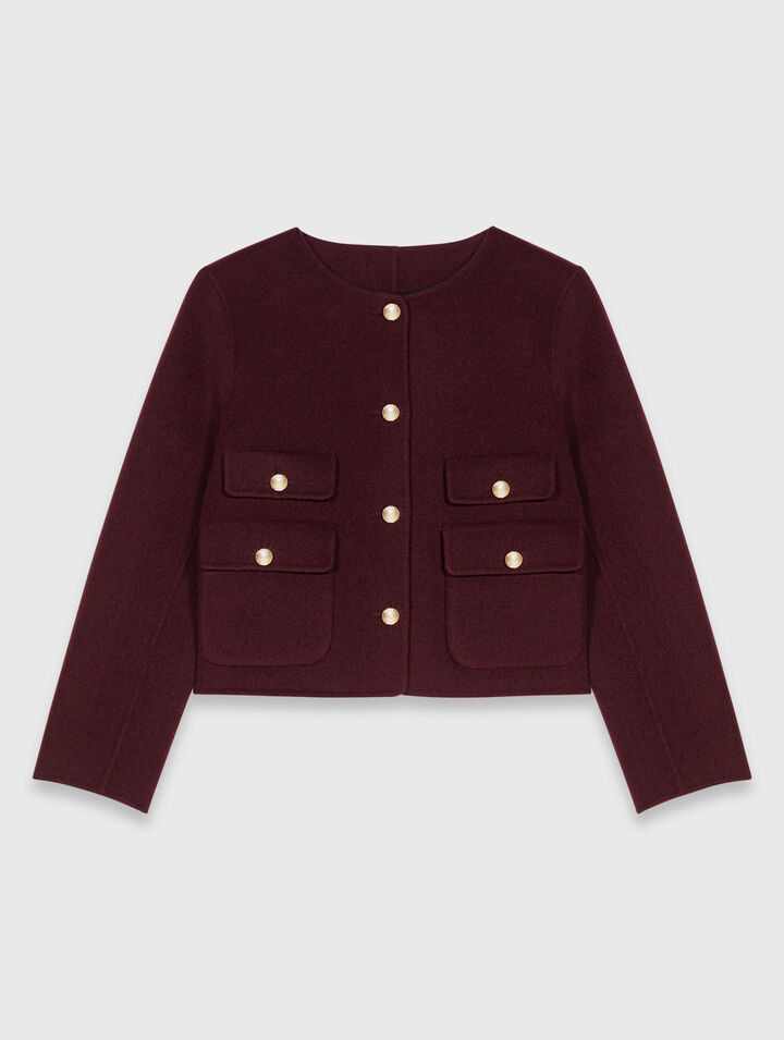 Reversible double-faced jacket