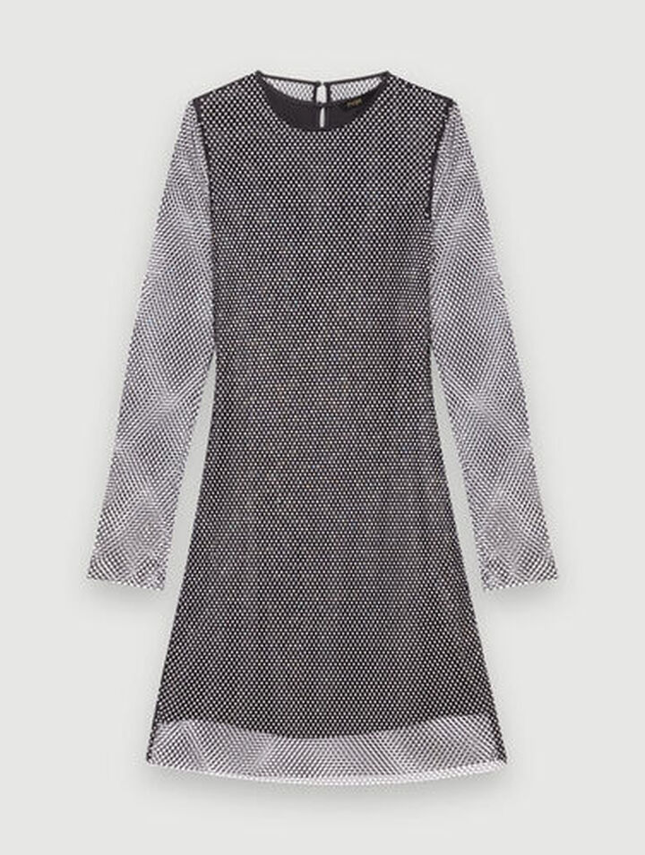 Short diamanté dress