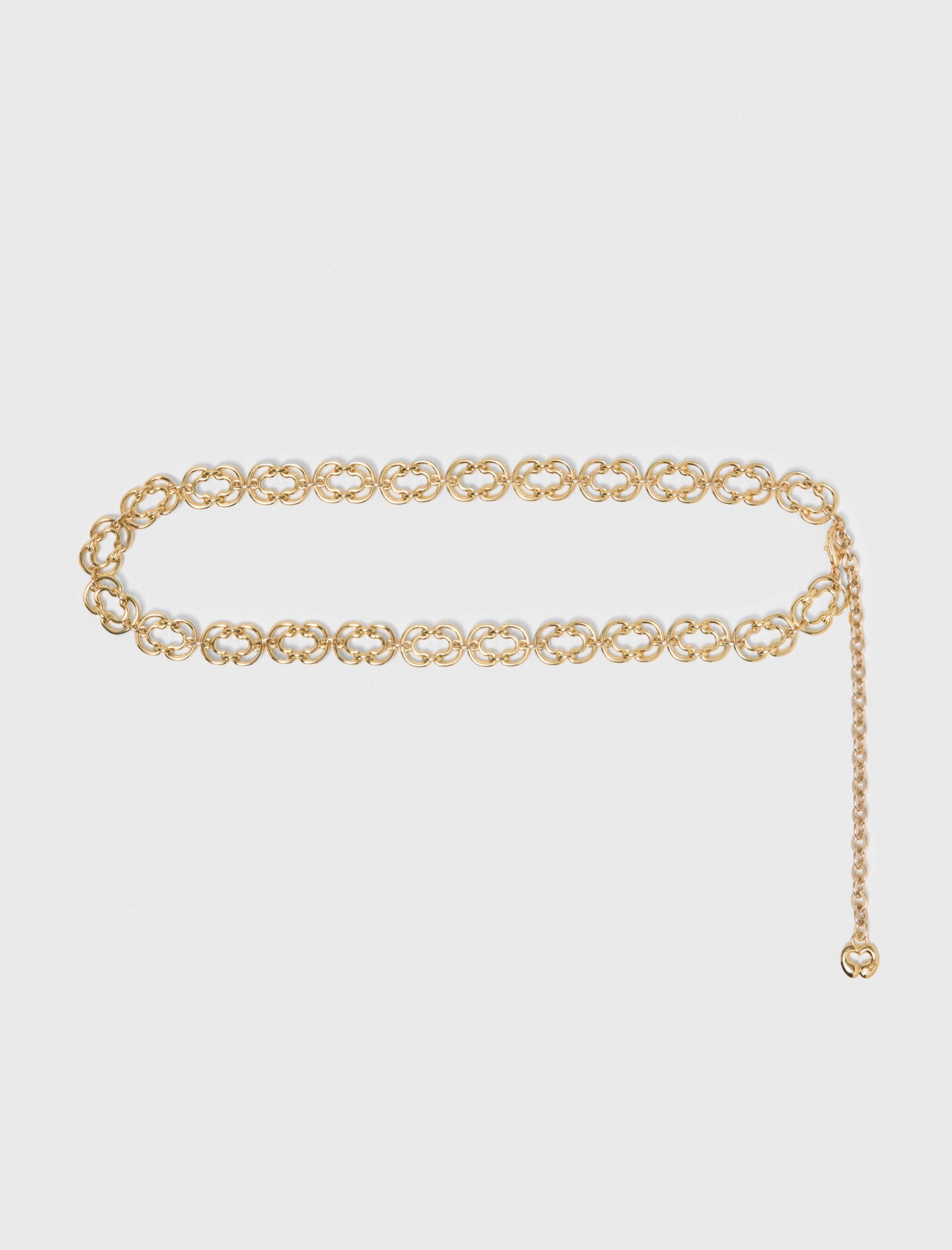 Chain belt with new link 8