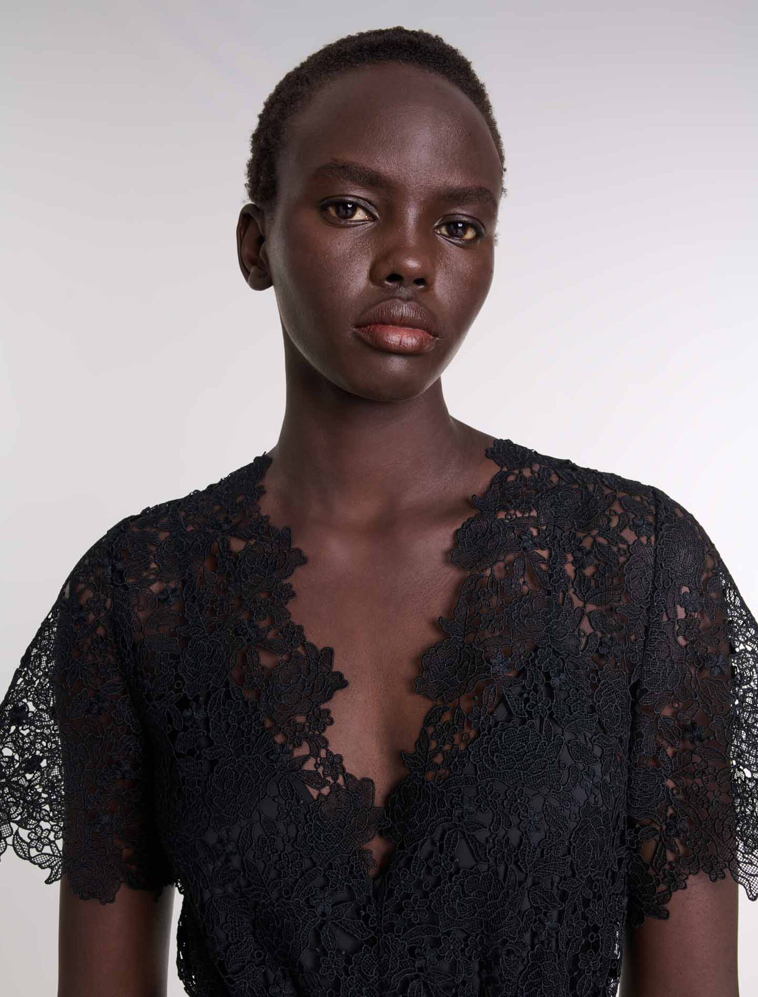 Lace maxi dress