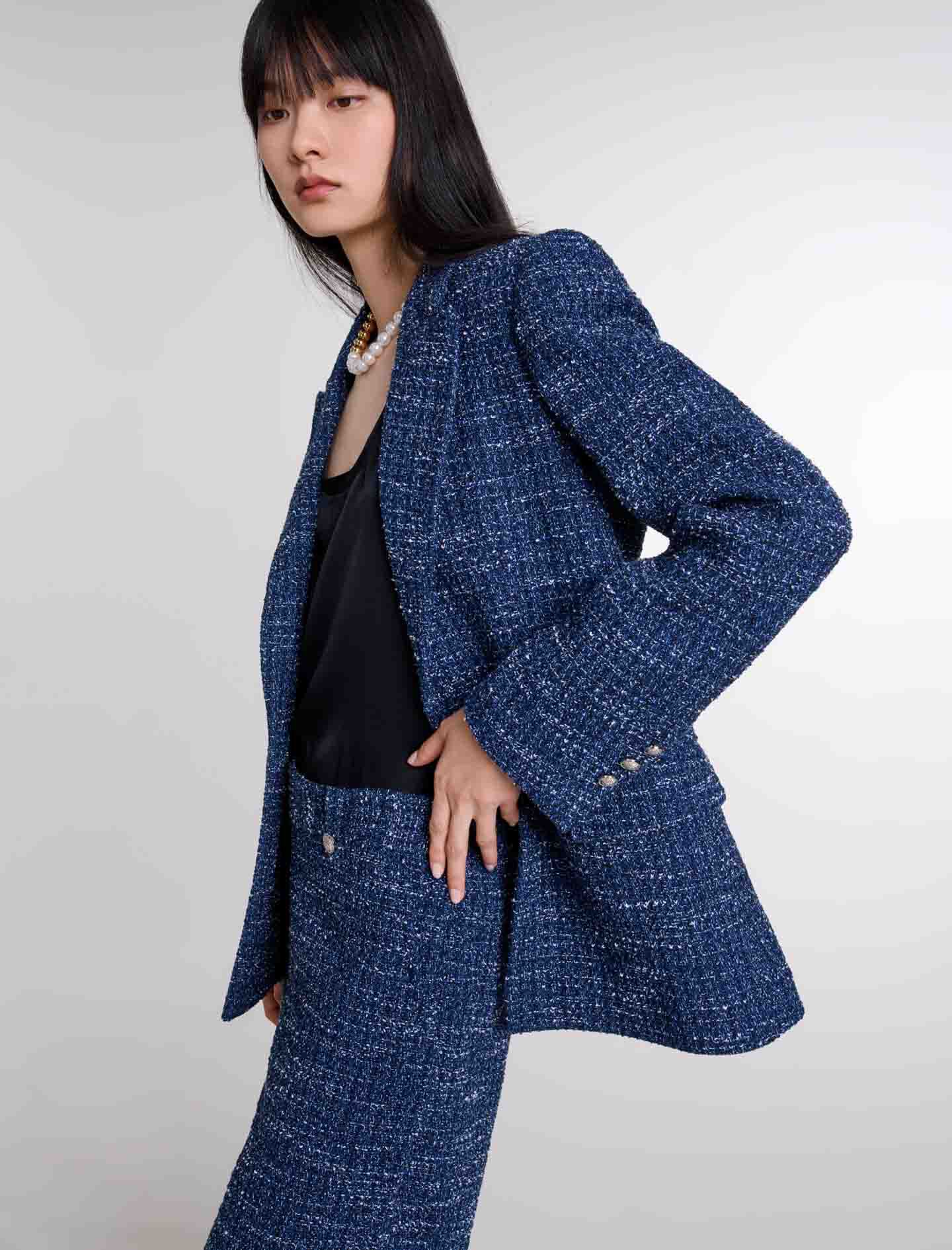 品質保証 Tweed jacket - Blazers | Maje ジャケット・アウター