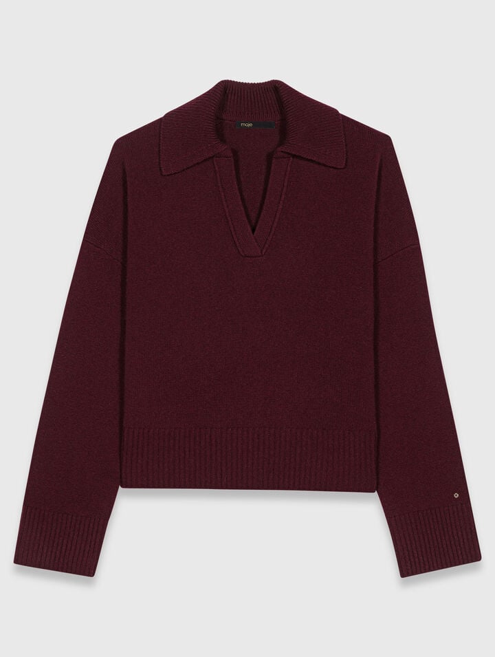 Wool-blend jumper