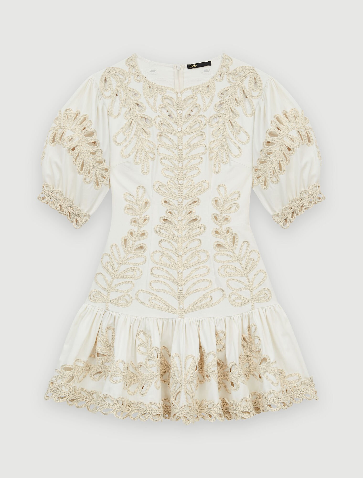 Short embroidered dress