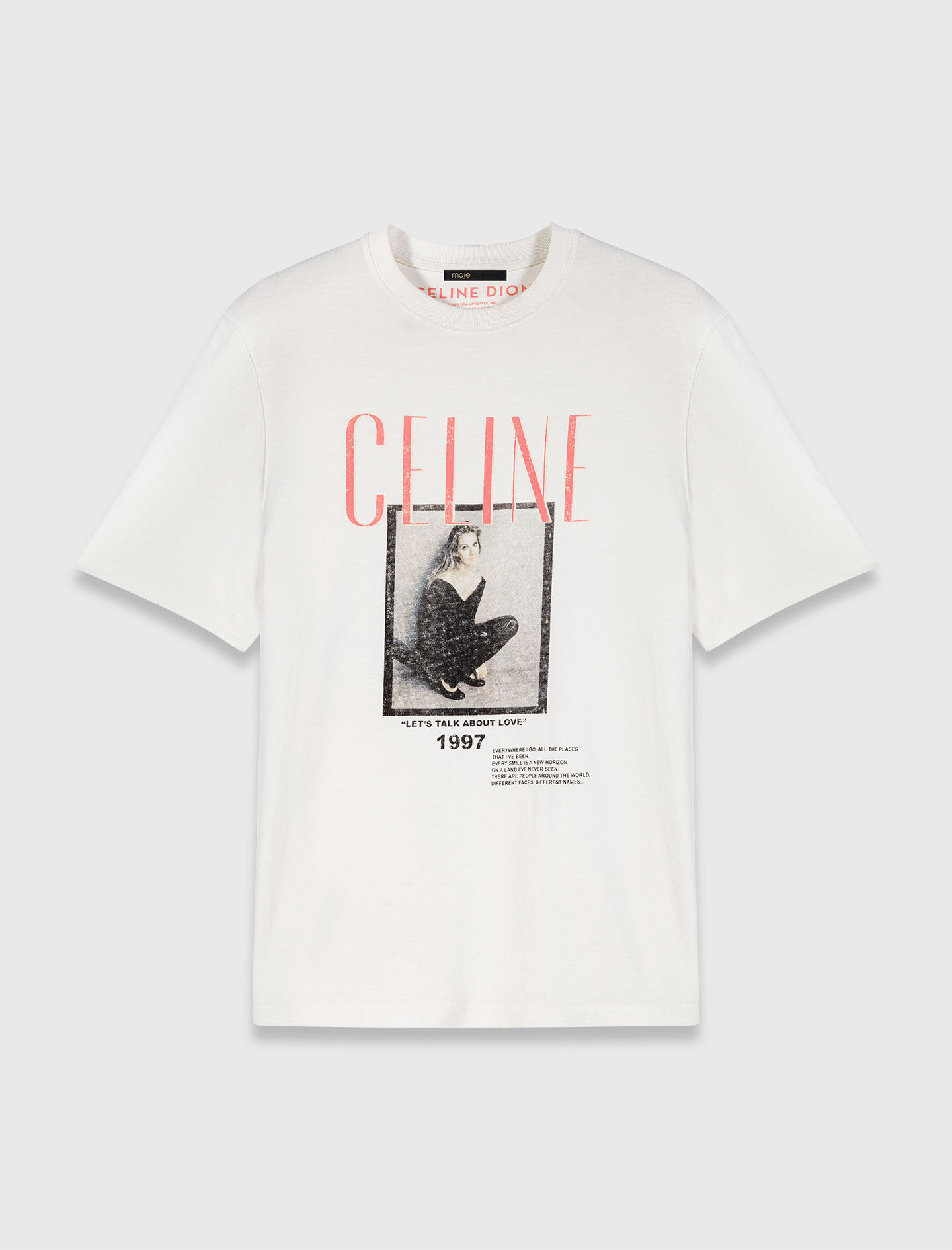 Maje x Céline Dion T-shirt White for Women | Maje