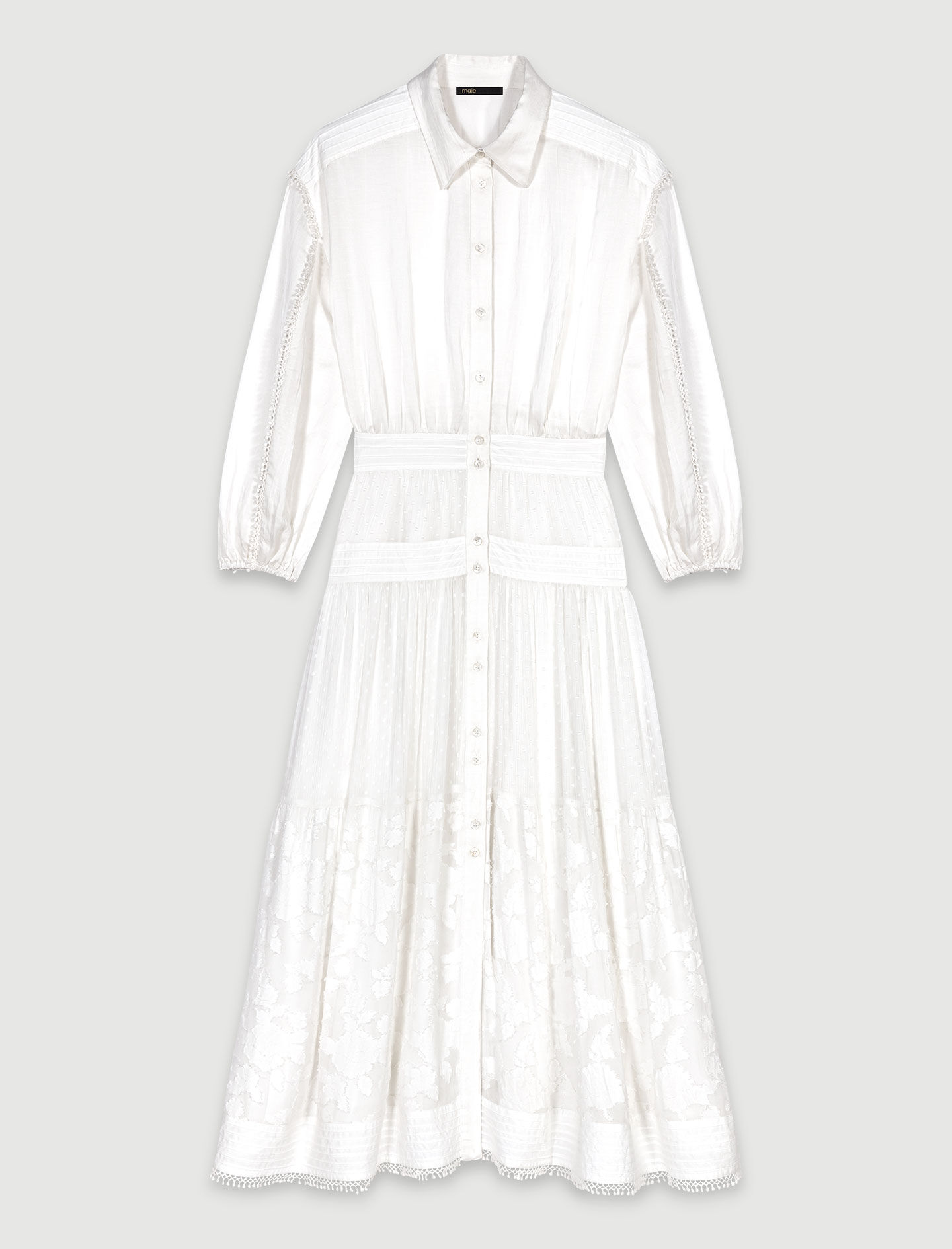 Maje white dress deals
