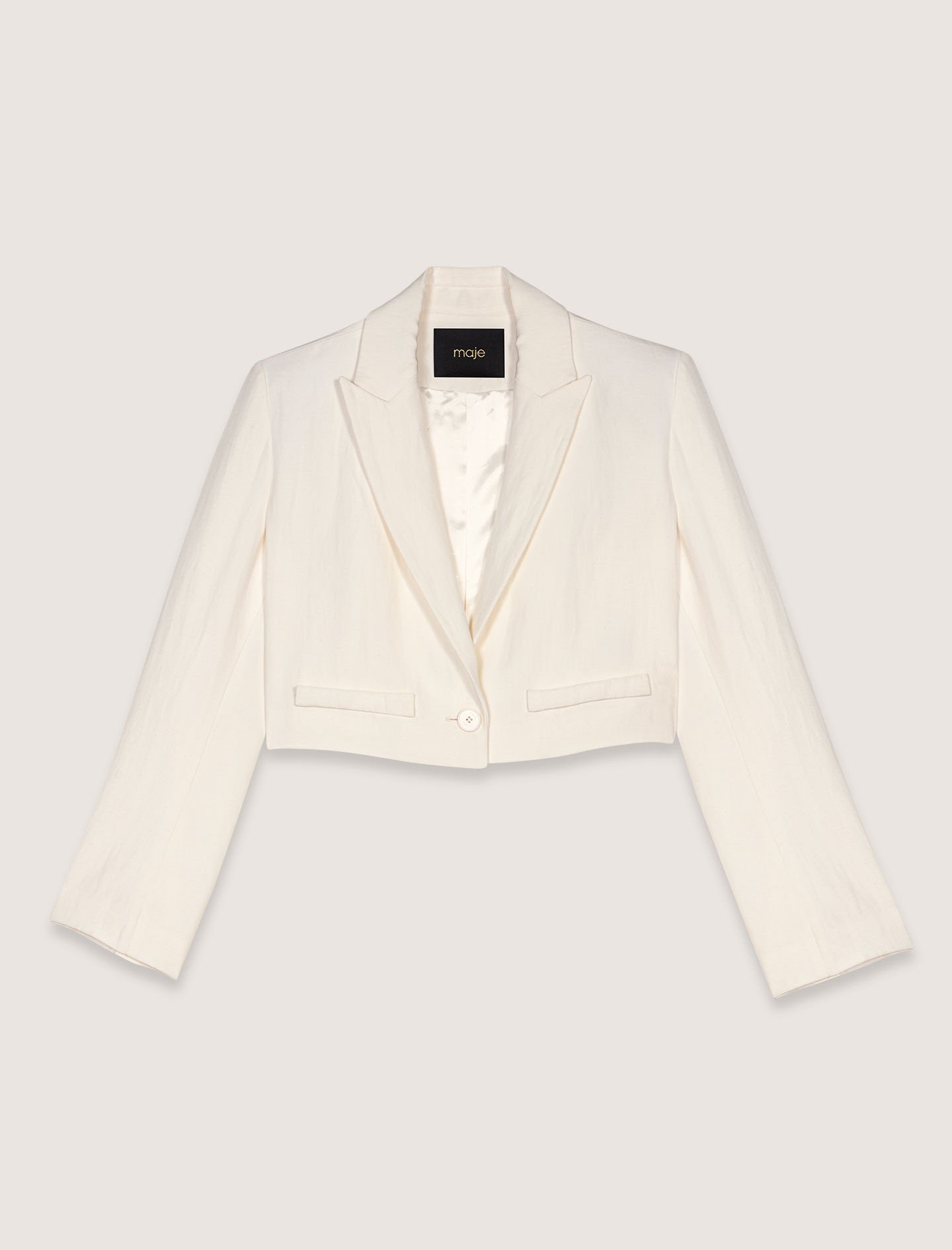 Short suit jacket White for Women | Maje