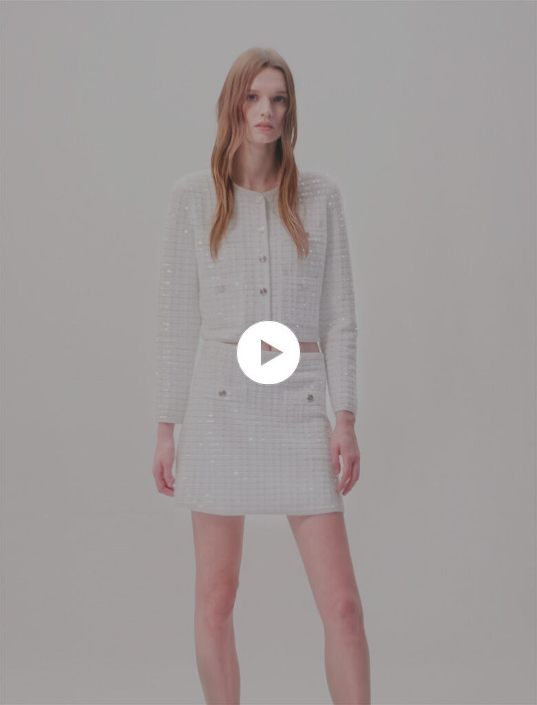 Maje gingham skirt dress cheap