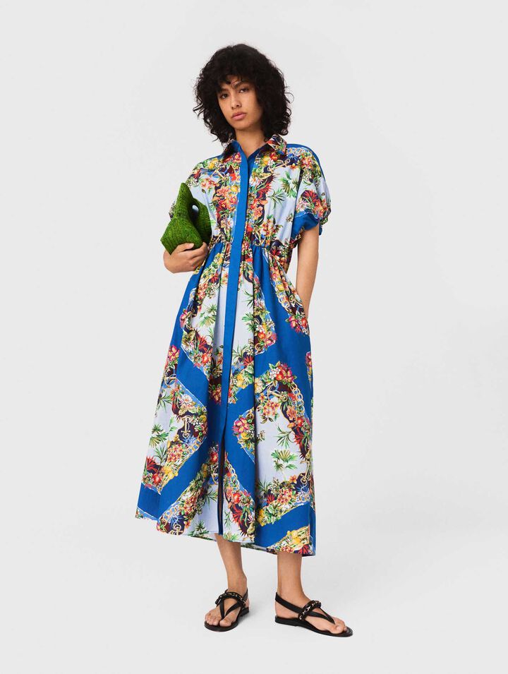 Patterned maxi dress