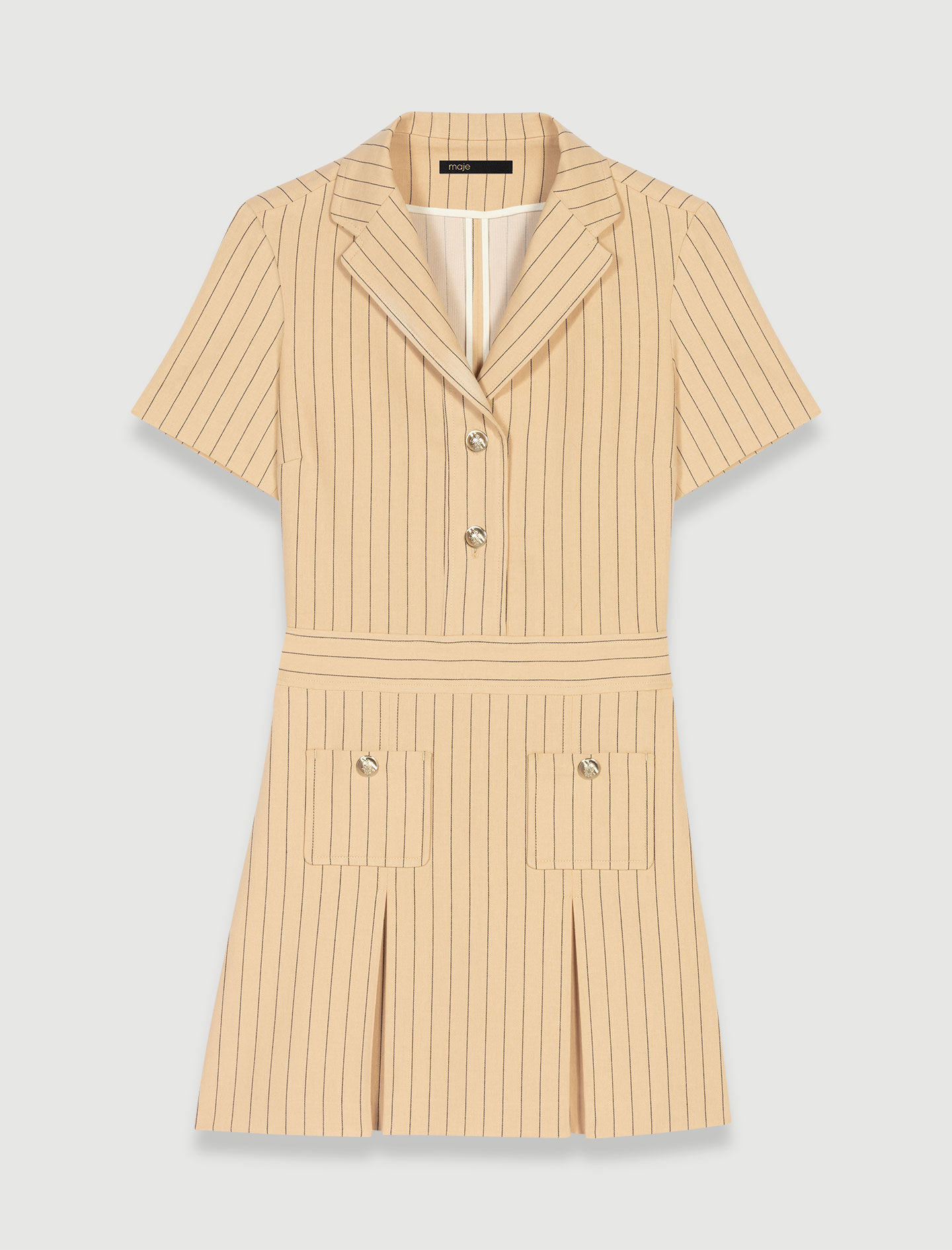 Robe maje beige clearance