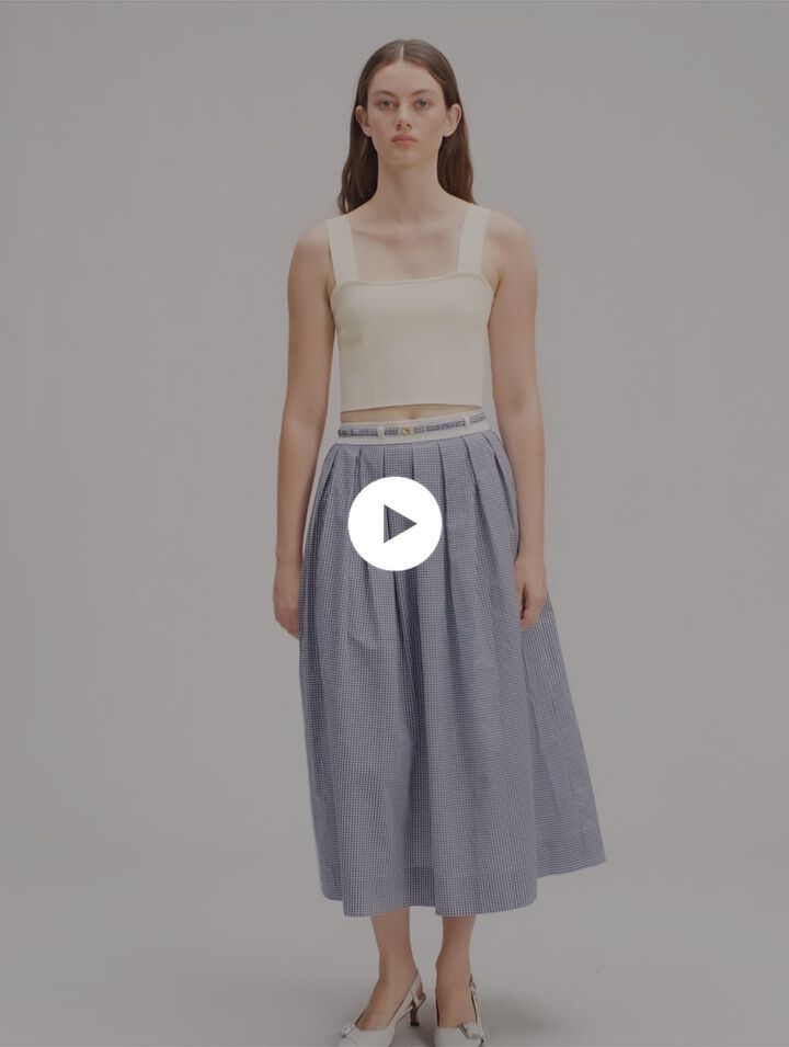 Knit crop top