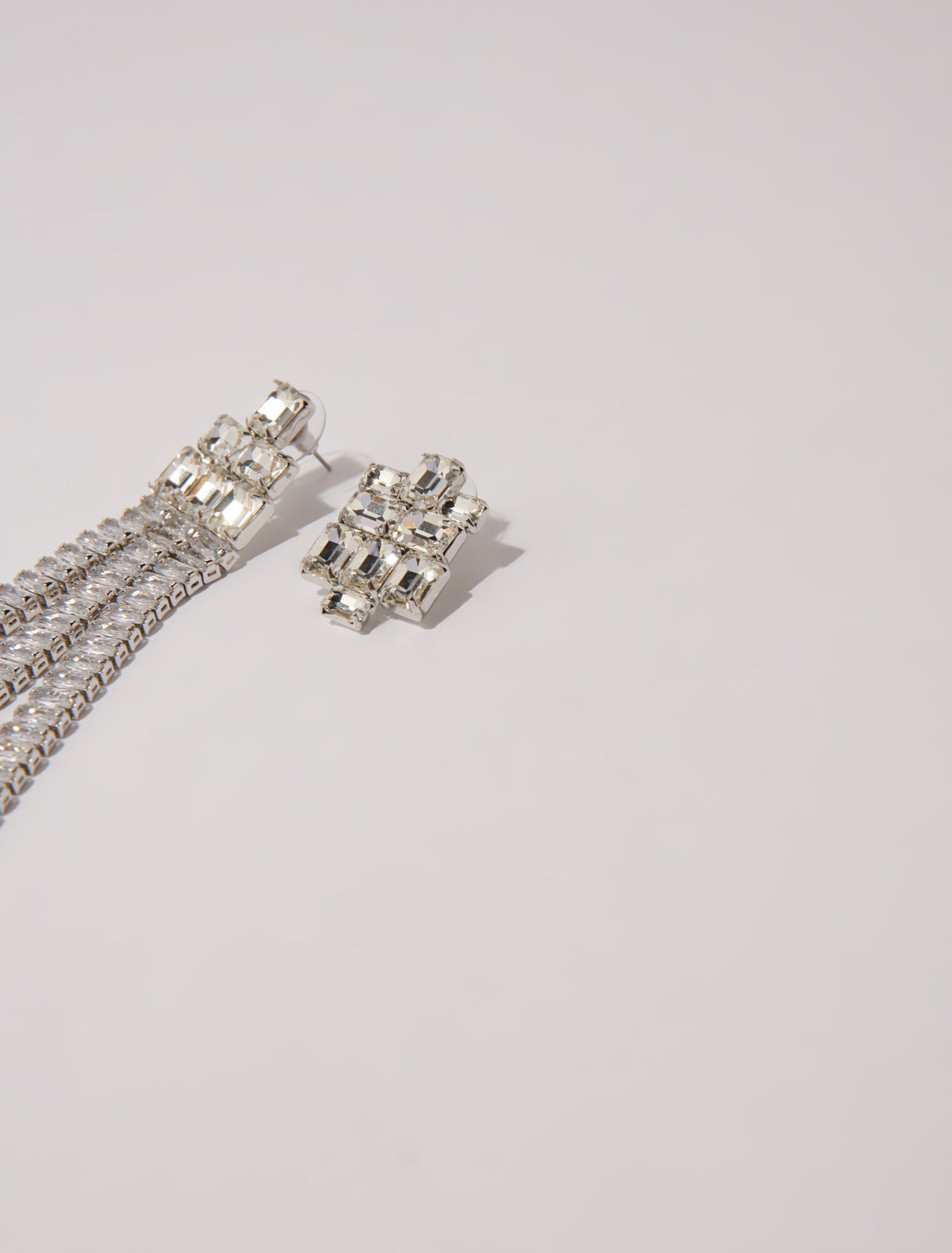 Cascade diamanté earrings
