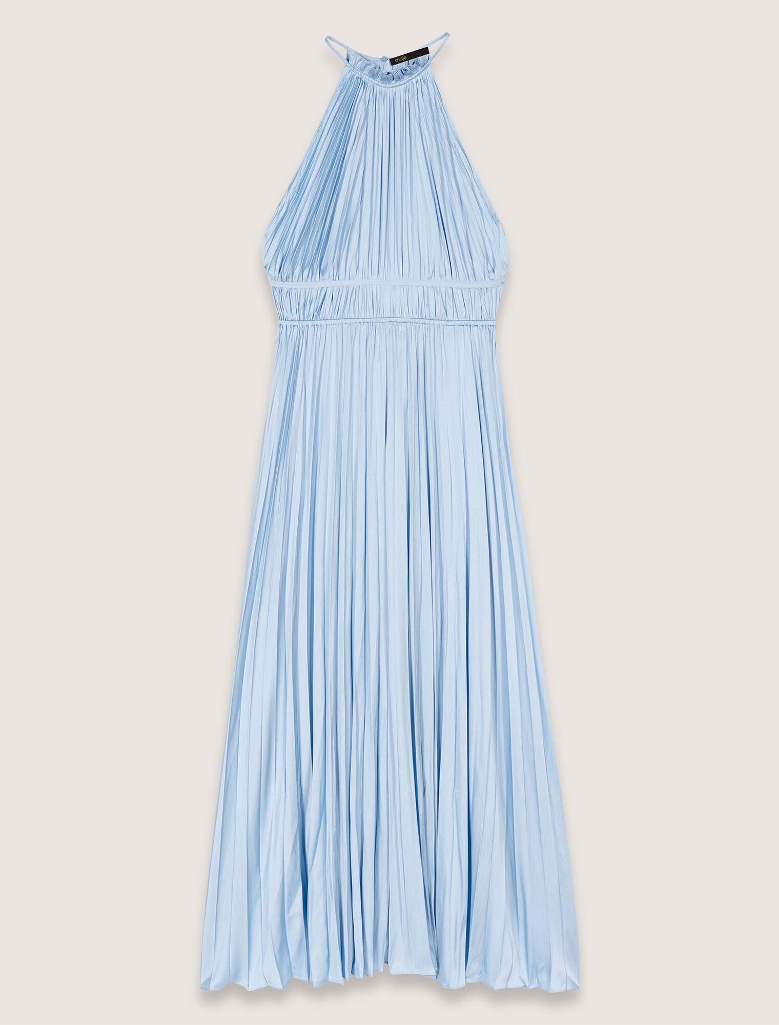 Pleated maxi dress