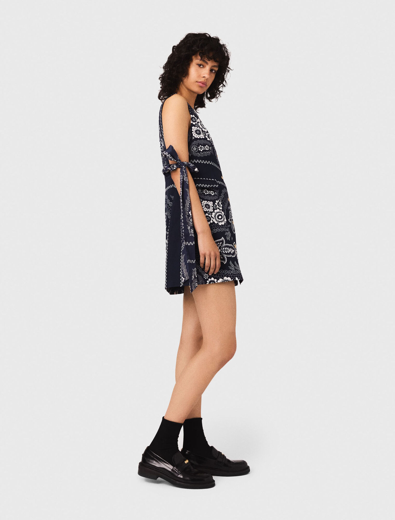 Patterned shift dress