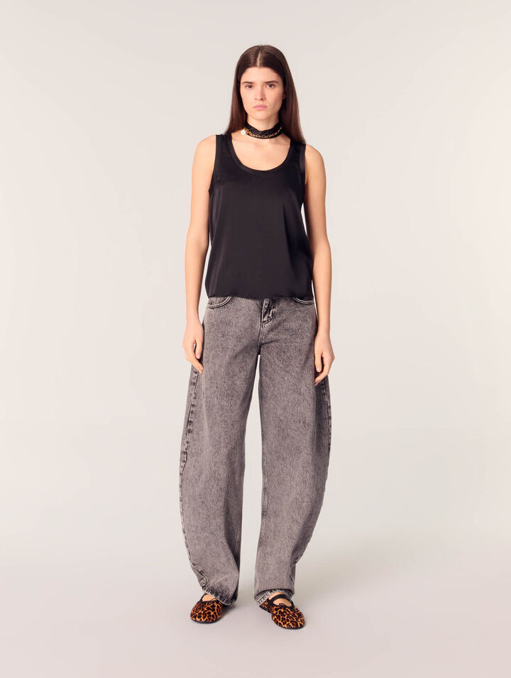 Silk tank top