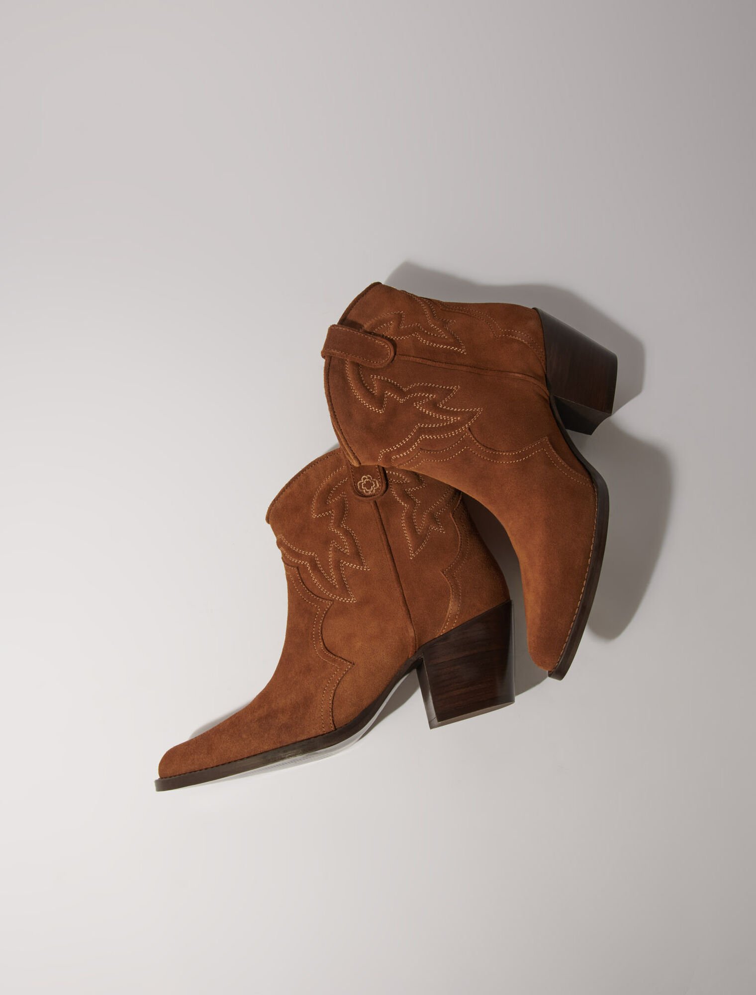 Suede ankle boots