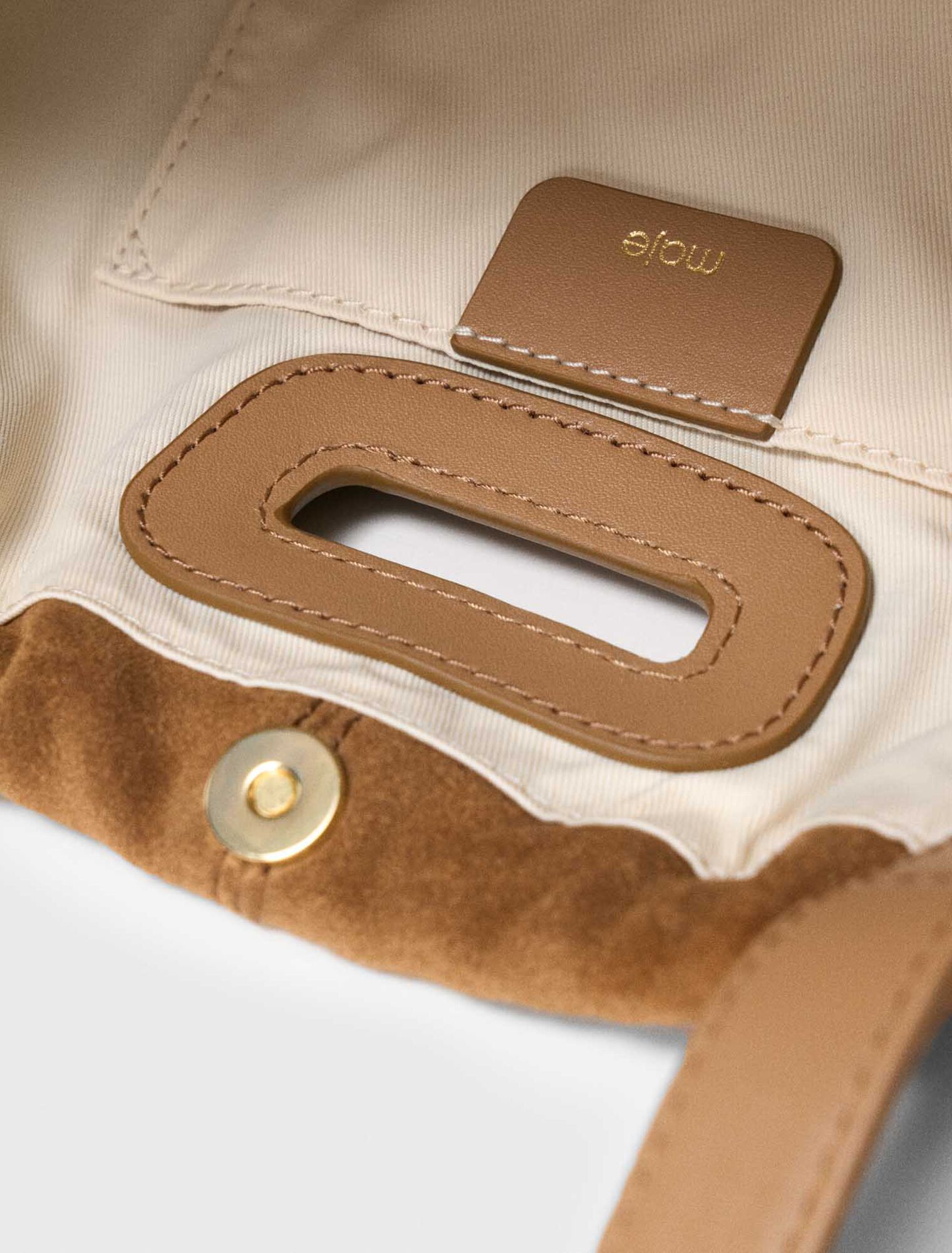 Suede Milpli Gazette bag