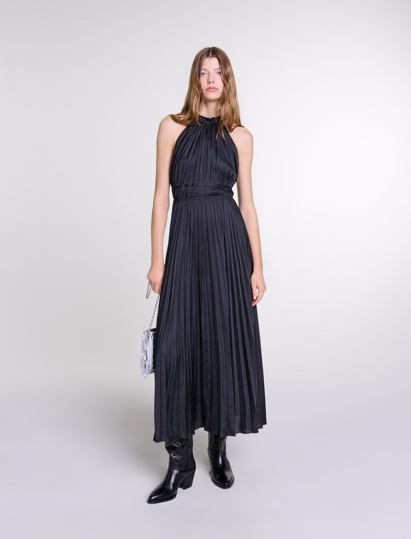 Maje silk dress shop