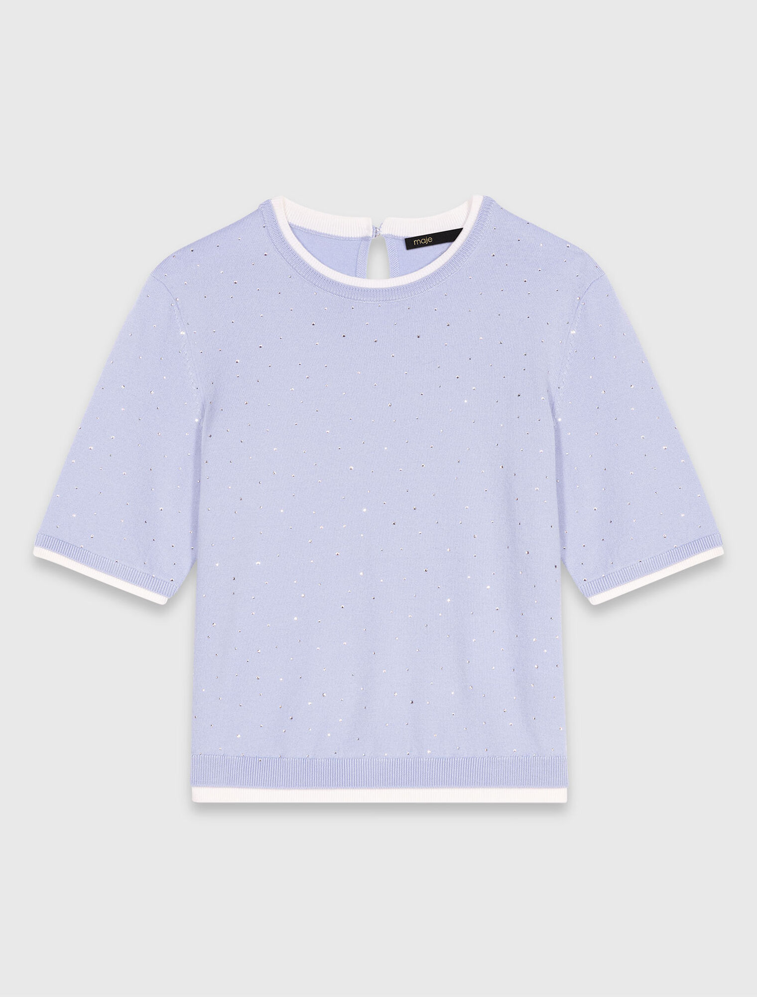 100% wool short-sleeve jumper