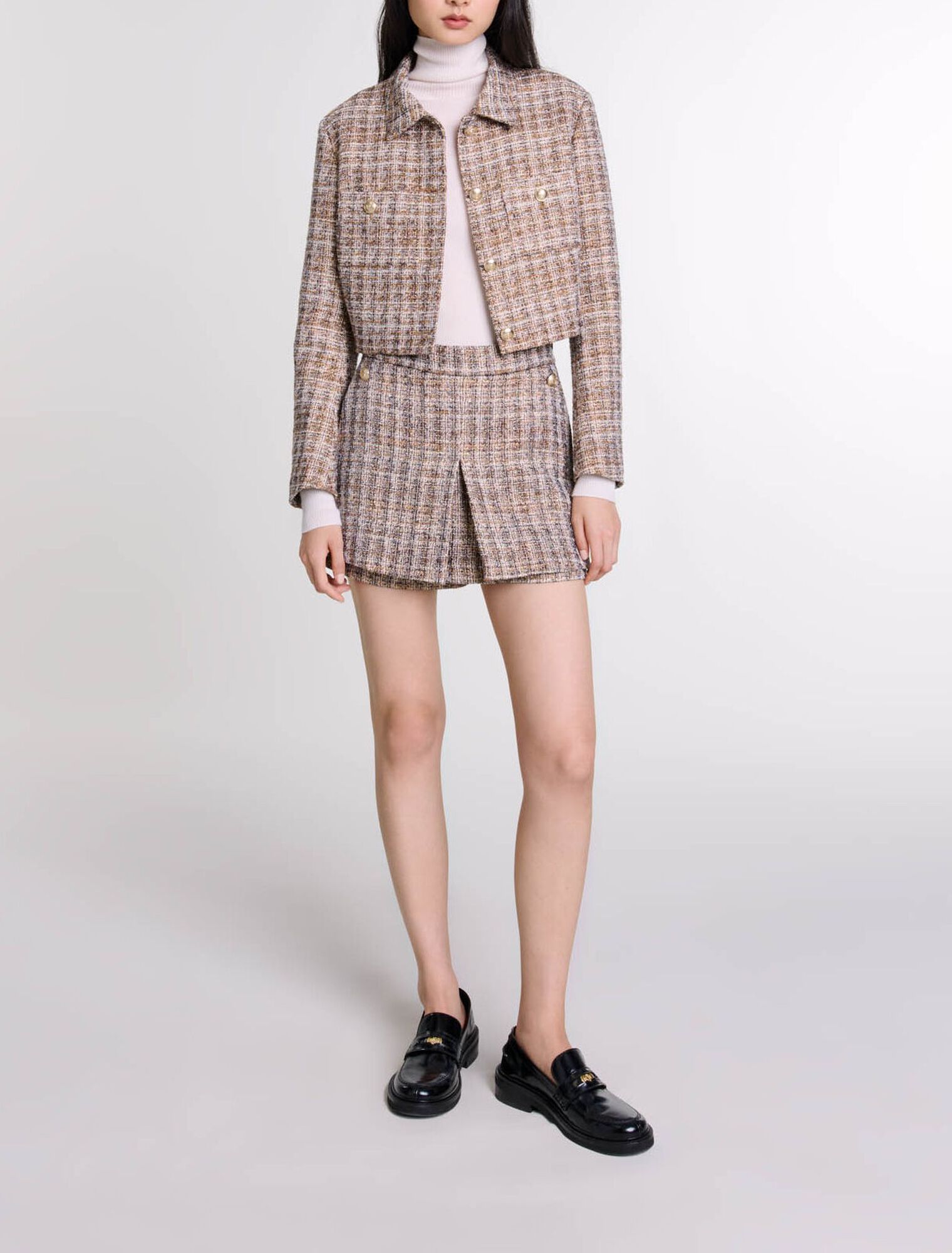 Tweed skort