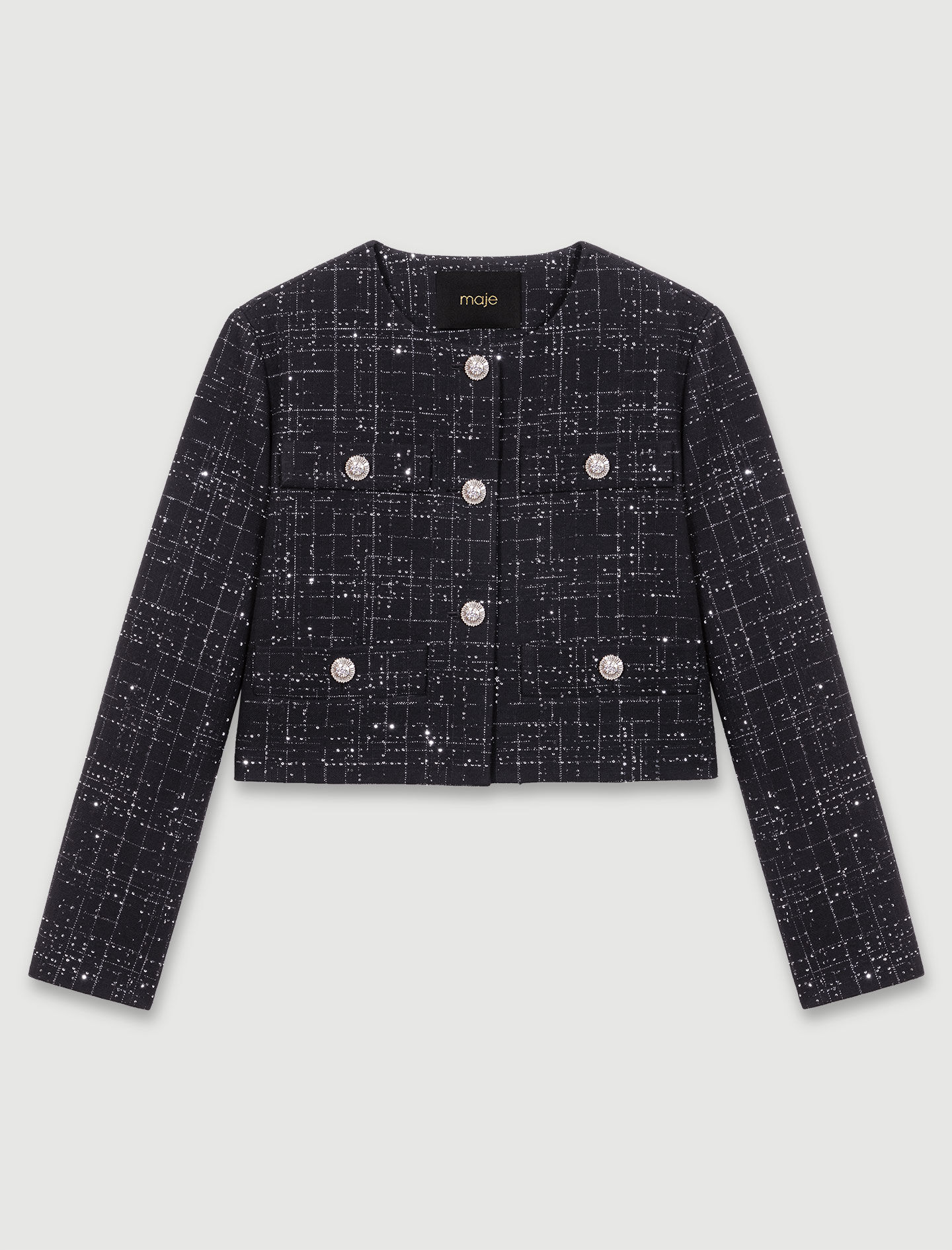品質保証 - jacket tweed Short Blazers Maje | ジャケット・アウター
