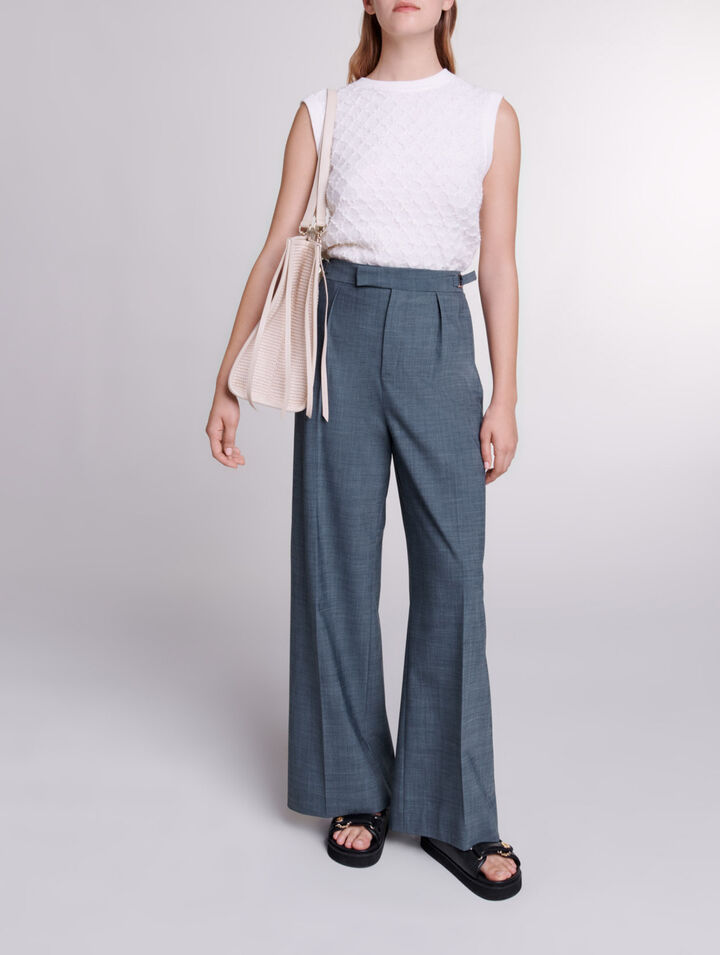 Wide-leg trousers