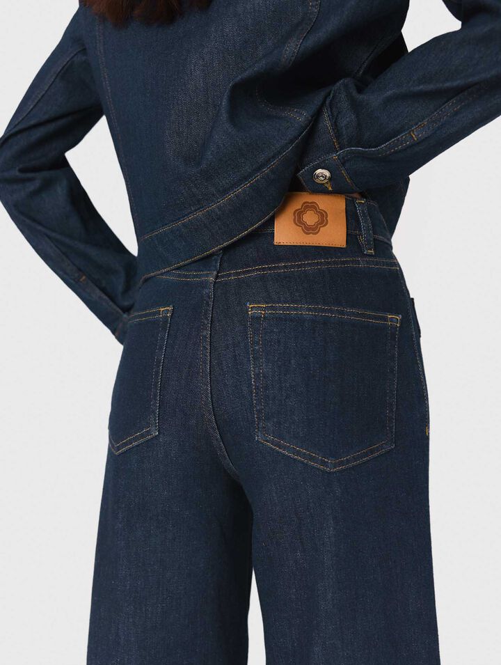 Straight-leg jeans