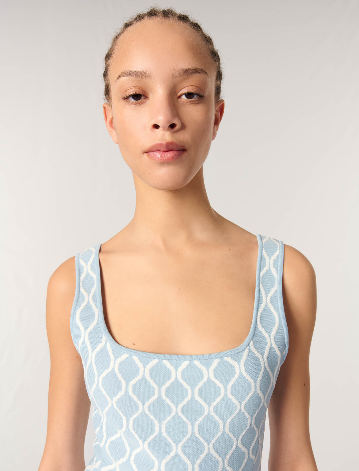 Jacquard knit short dress - Short dresses | Maje Jacquard knit short dress - Short dresses | Maje