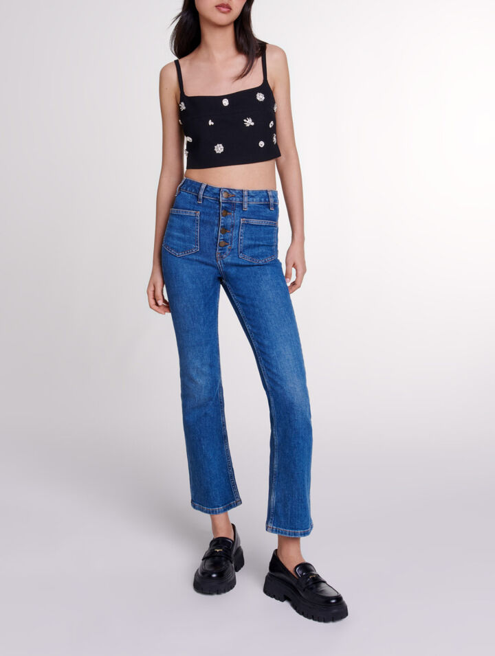 Diamant&eacute; crop top