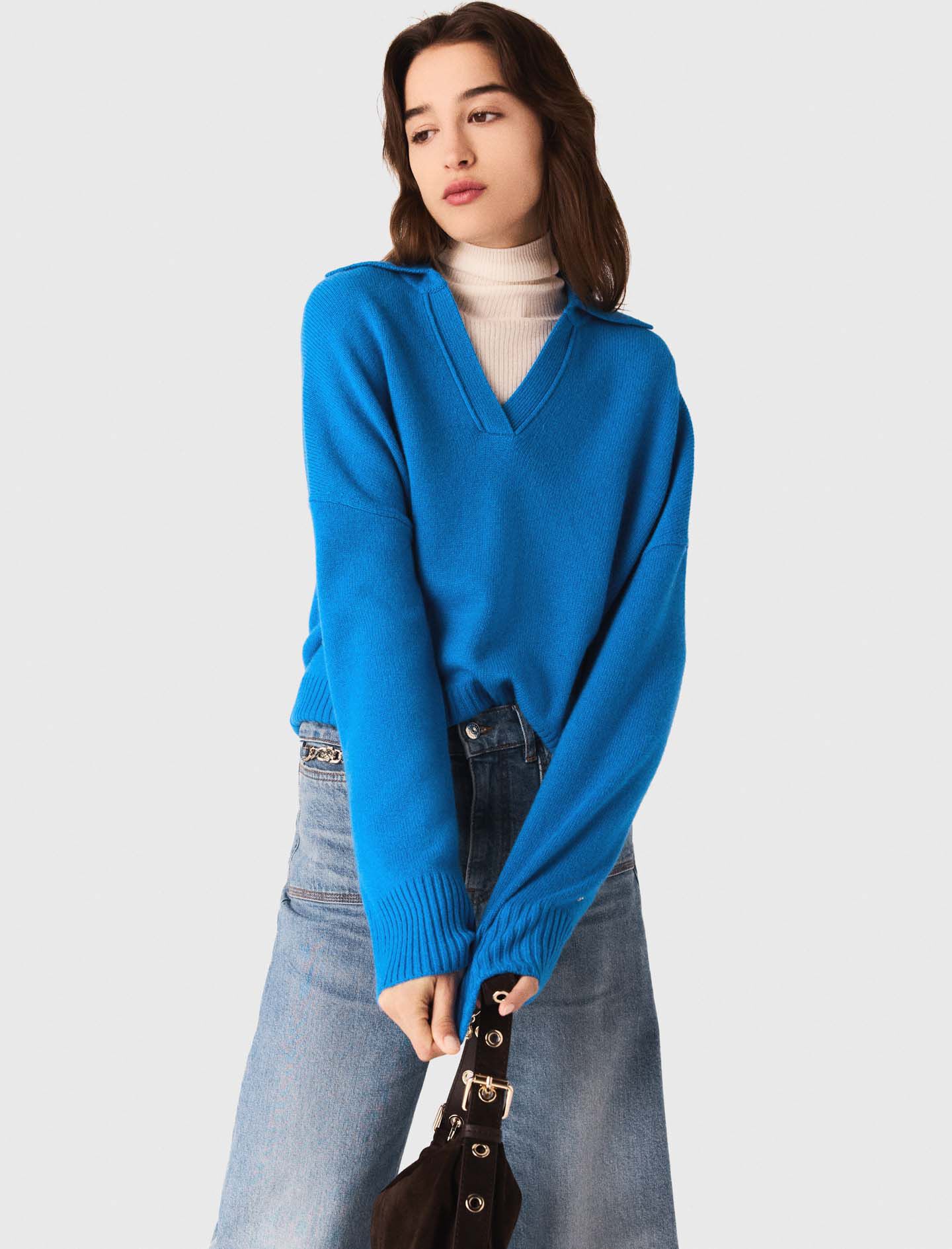 Floral embroidered shorts Black / Gray for Women | Maje