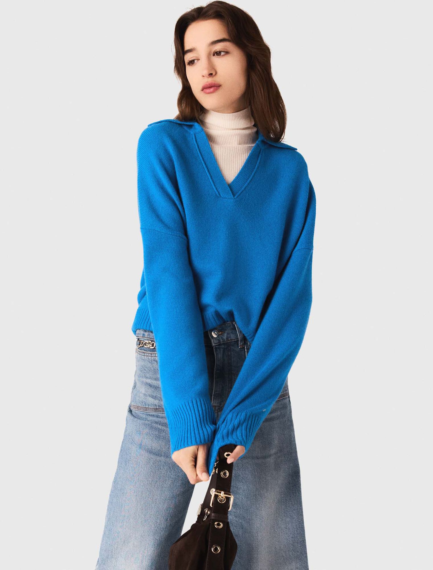 Wool-blend jumper