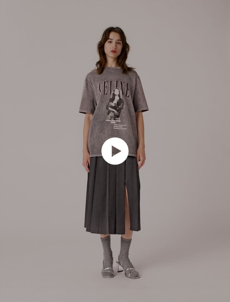 T-MAJE Maje x Céline Dion T-shirt Black / Gray for Women | Maje