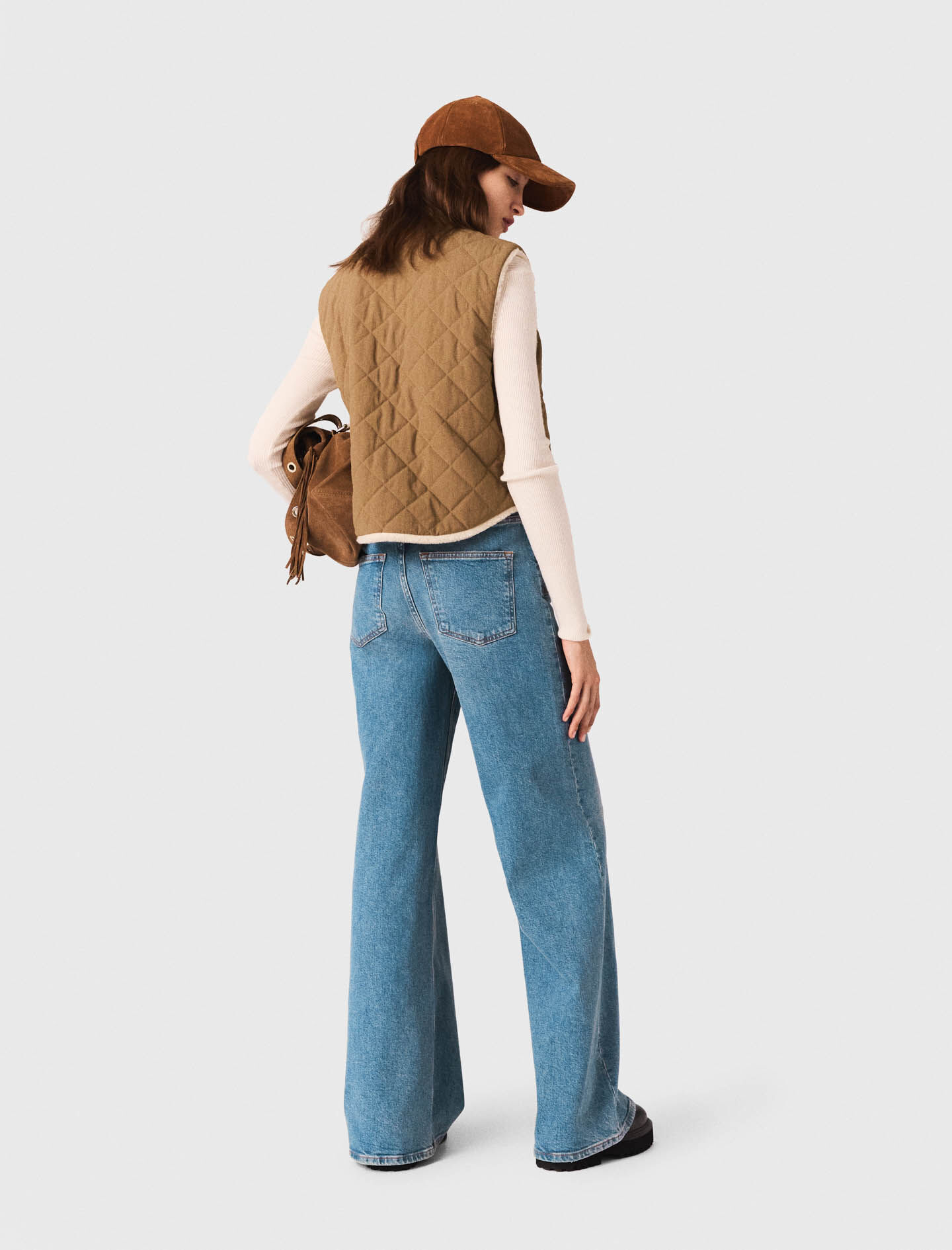 Short sleeveless puffer jacket Bicolor for Women | Maje