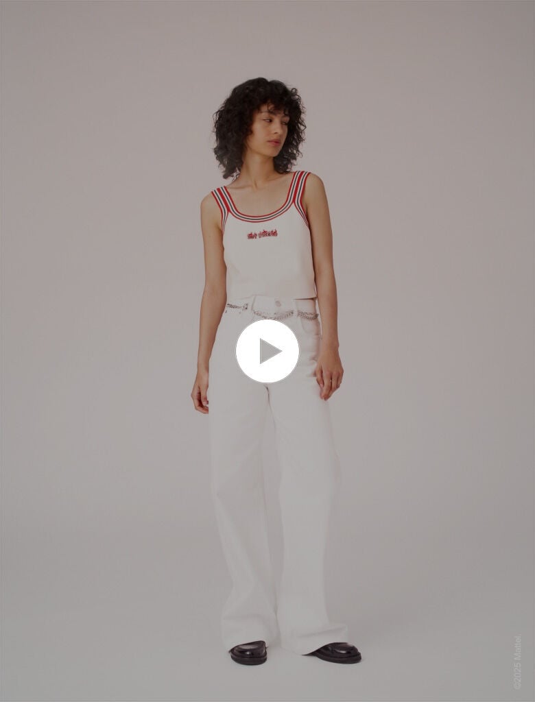 Knit crop top White for Women | Maje