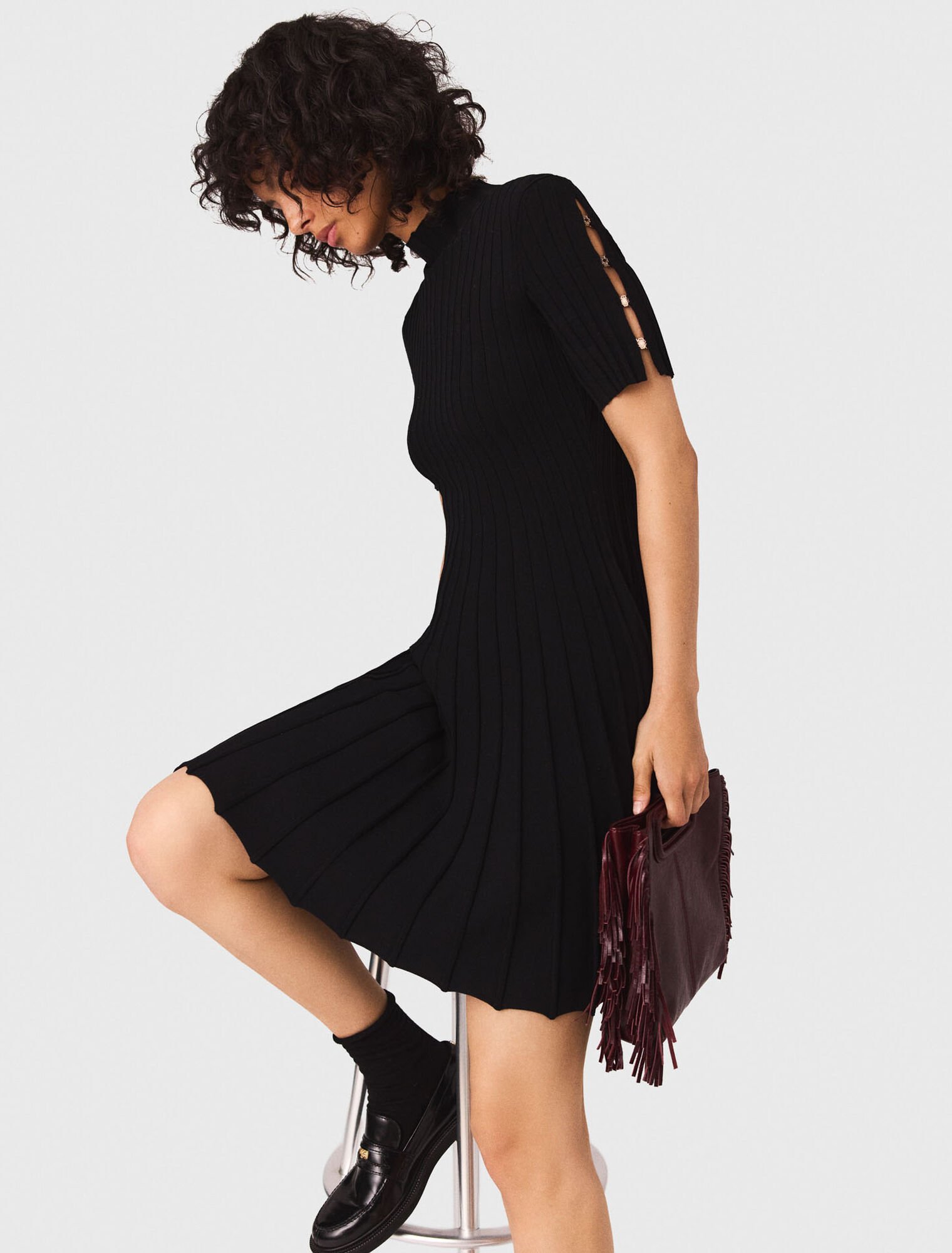 Short knit dress