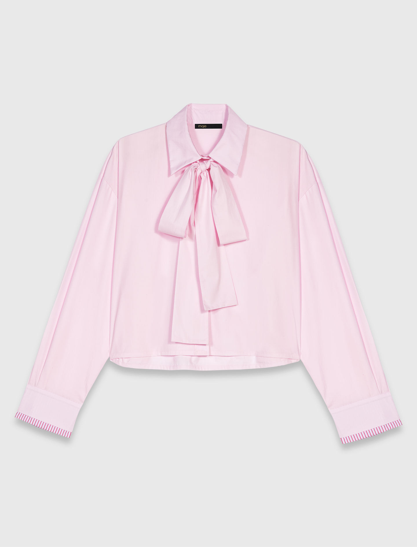 【m】【新品試着のみ】pois ポワ　blouse tee pink pois ポワ blouse tee ピンク - メルカリ